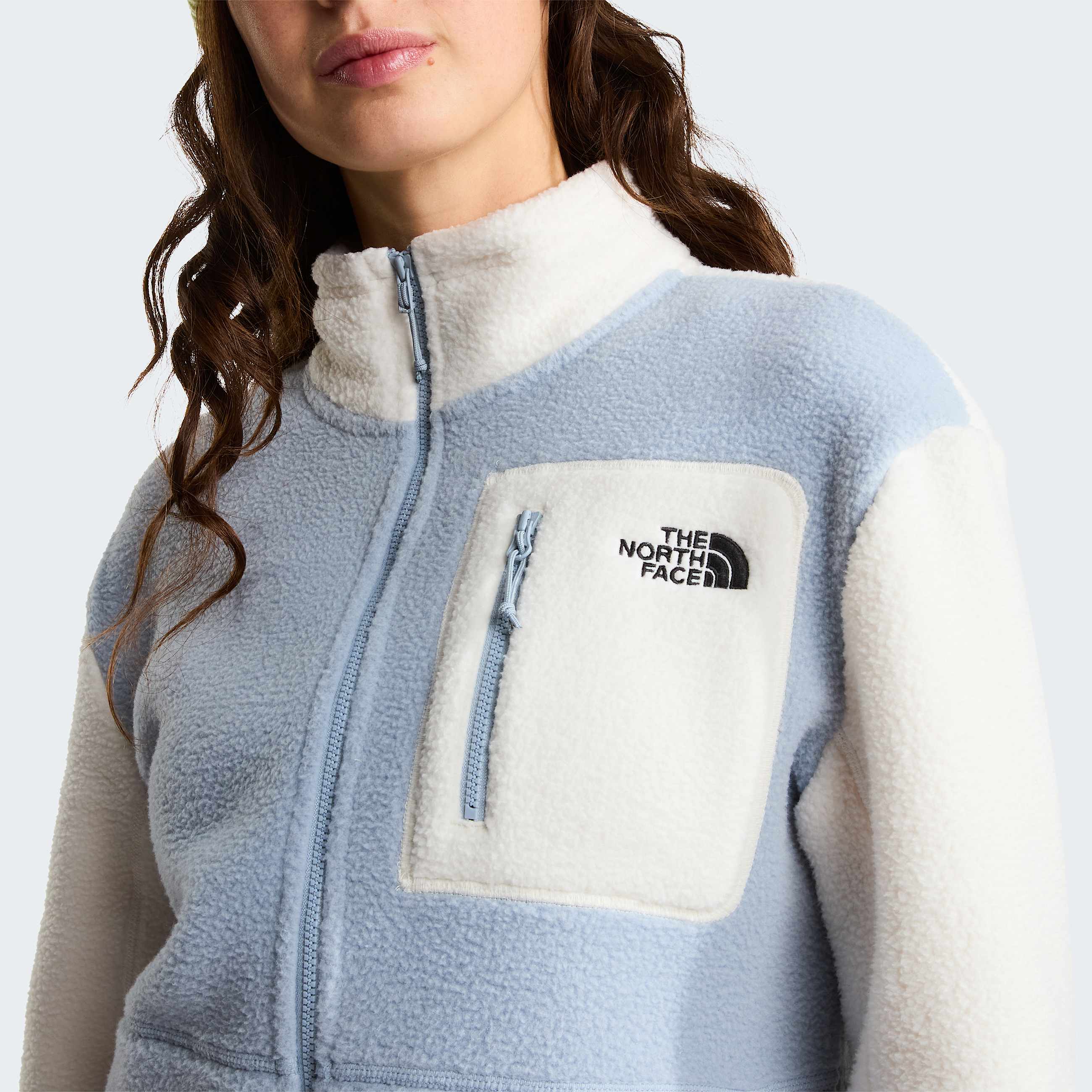 Yumiori FullZip Fleece Jacket W TNF Frost GreyWhite DuneFrost Grey ALT5