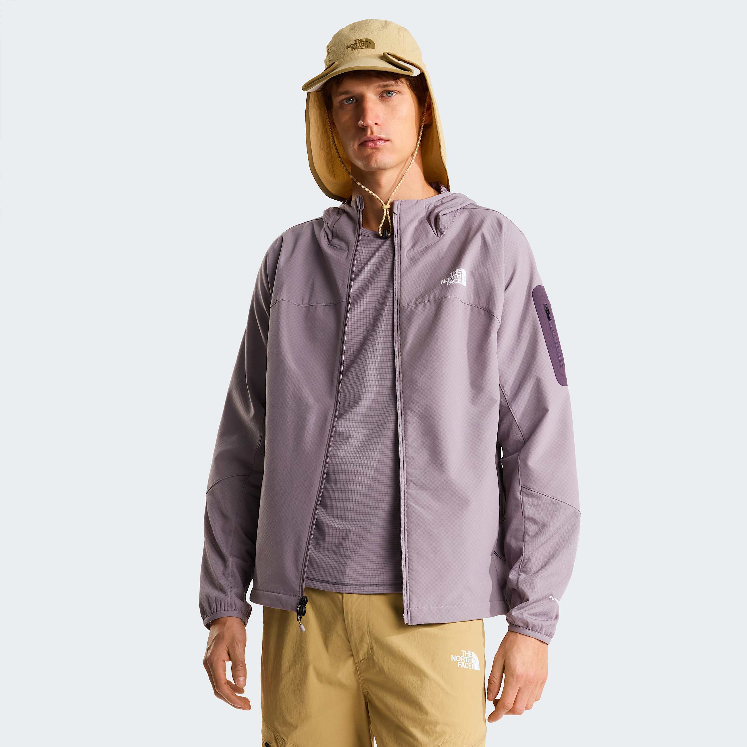 Mska kurtka hybrydowa z kapturem i zamkiem na caej dugoci Tek Approach TNF ALT4