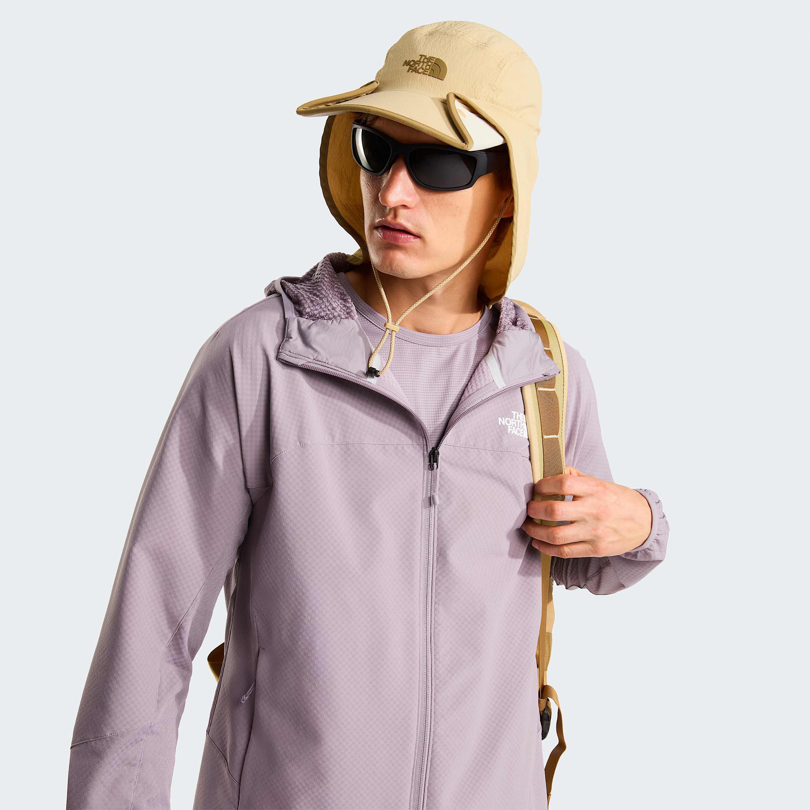 Mska kurtka hybrydowa z kapturem i zamkiem na caej dugoci Tek Approach TNF ALT8