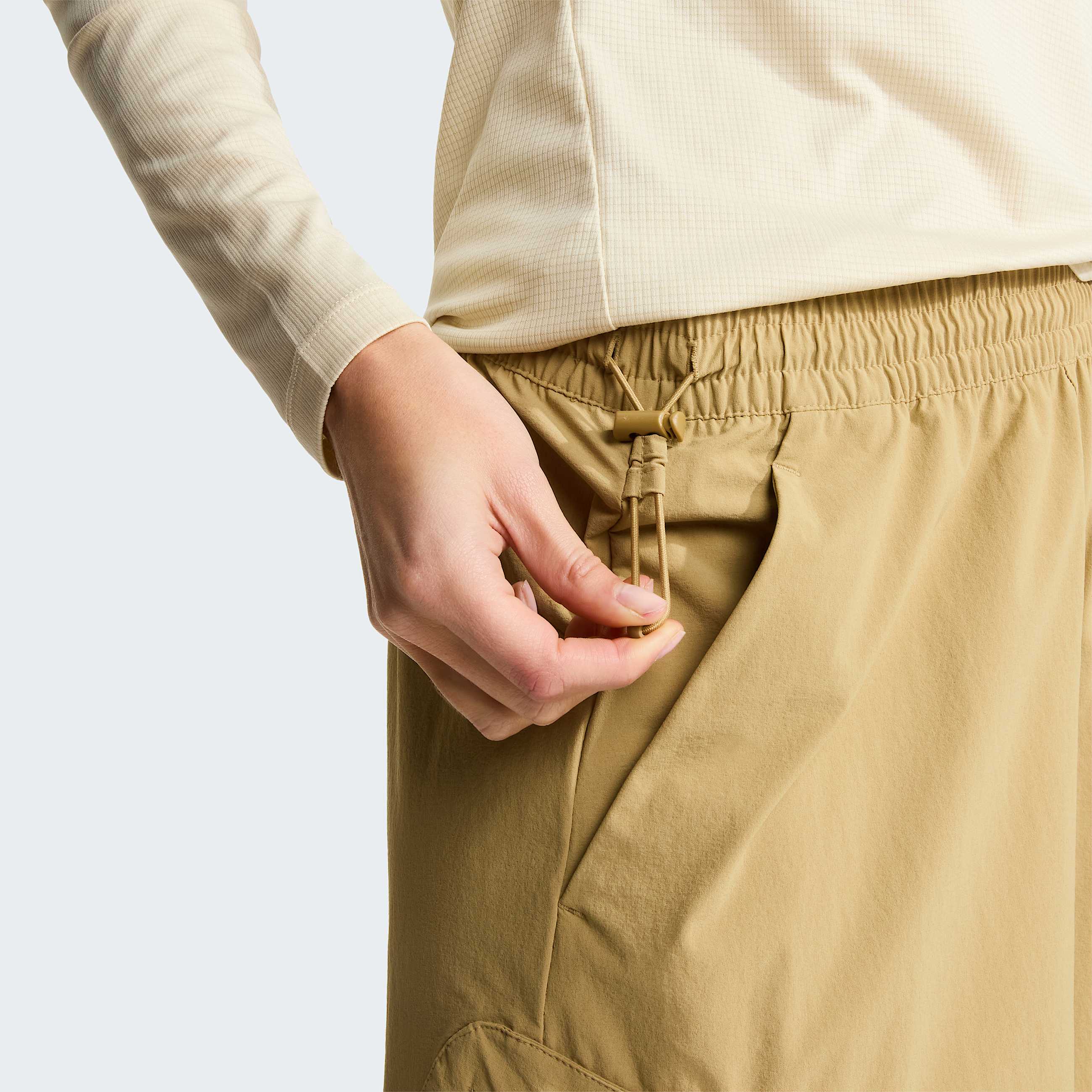 Pantaln corto plegable para mujer TNF Kelp Tan ALT5