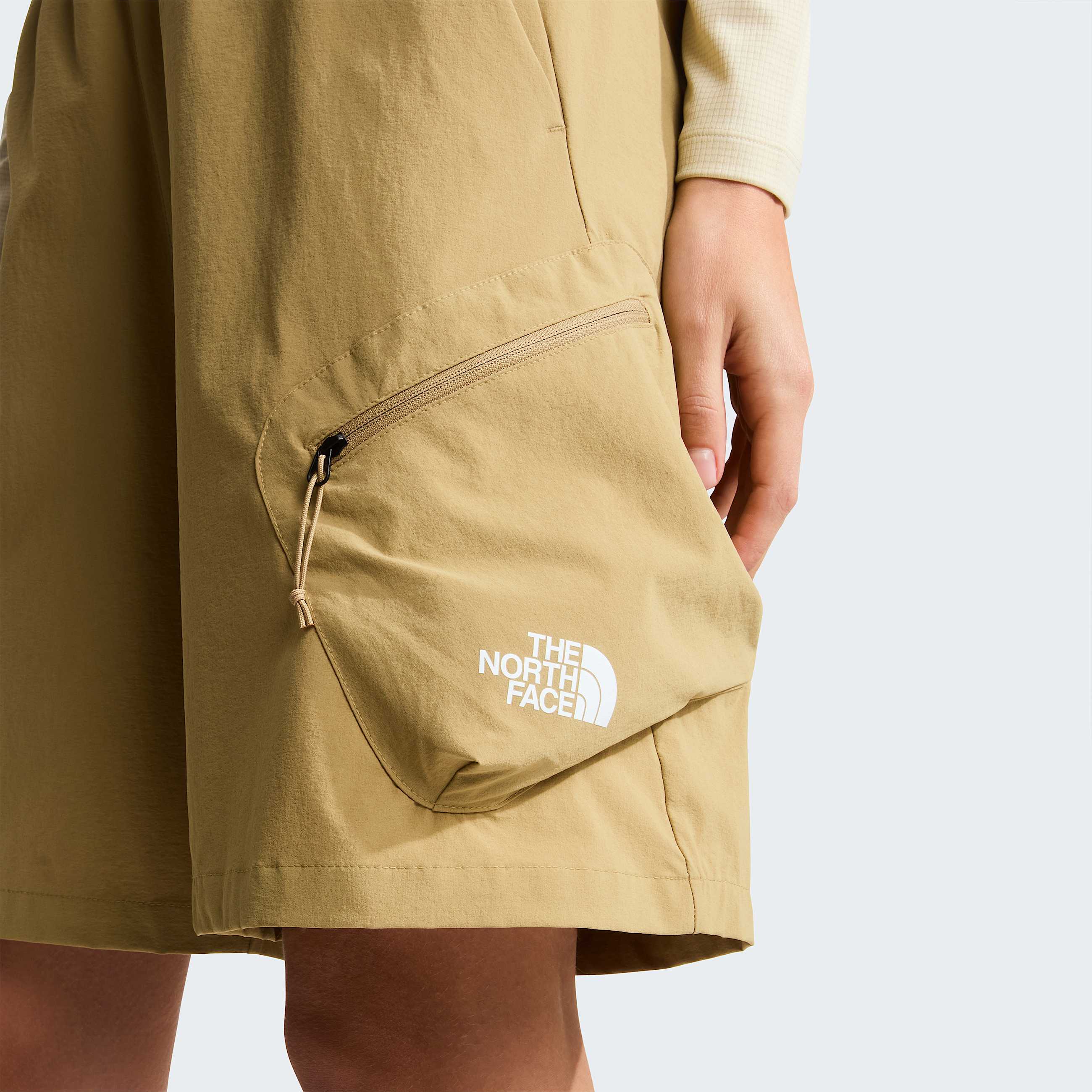 Pantaln corto plegable para mujer TNF Kelp Tan ALT6