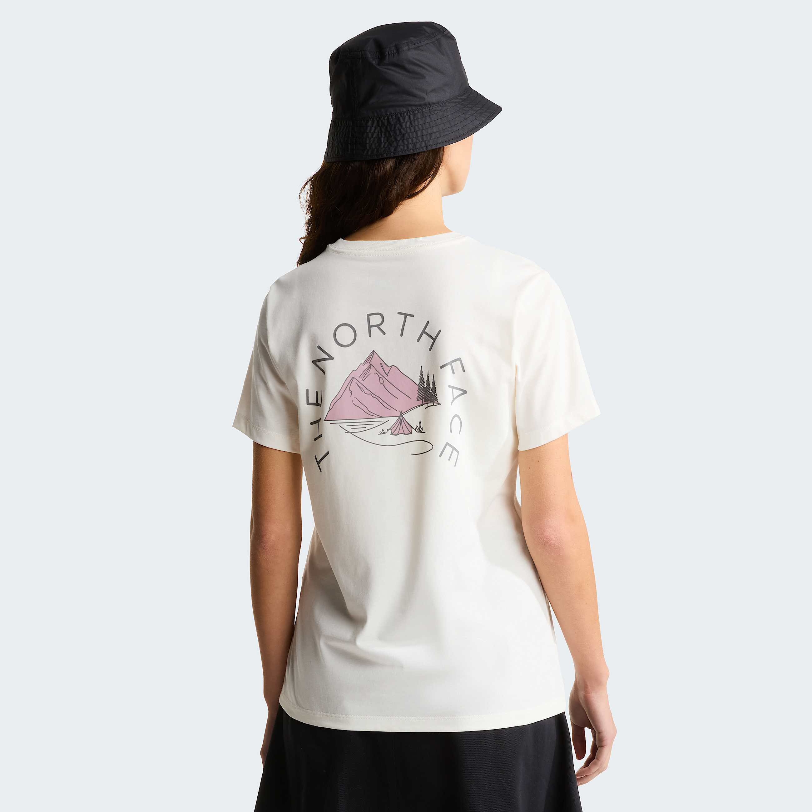 Womens Monte Regular Graphic TShirt TNF HERO