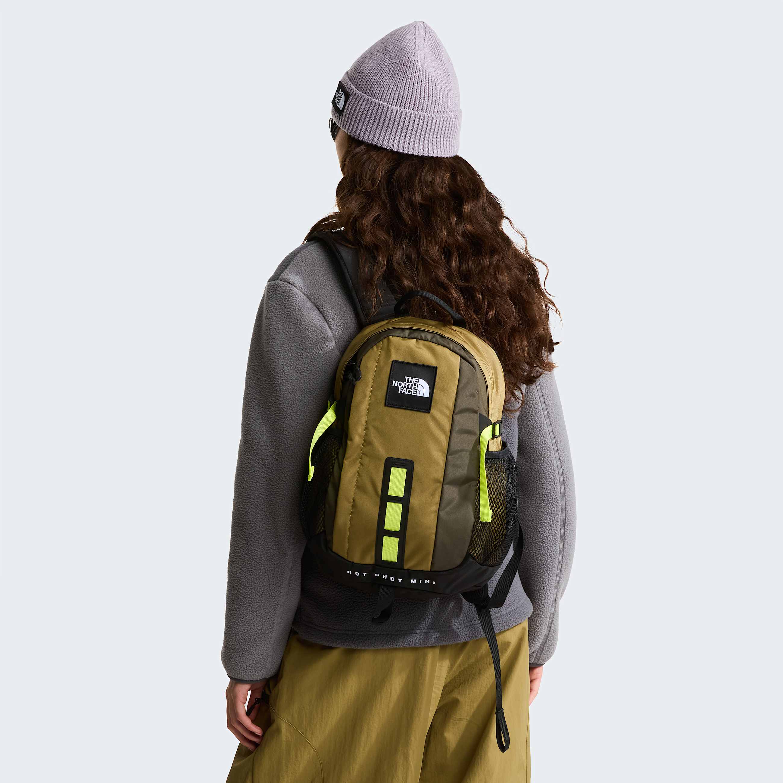 Hot Shot Mini Backpack TNF Cedar New Taupe Green Fizz Lime ALT1