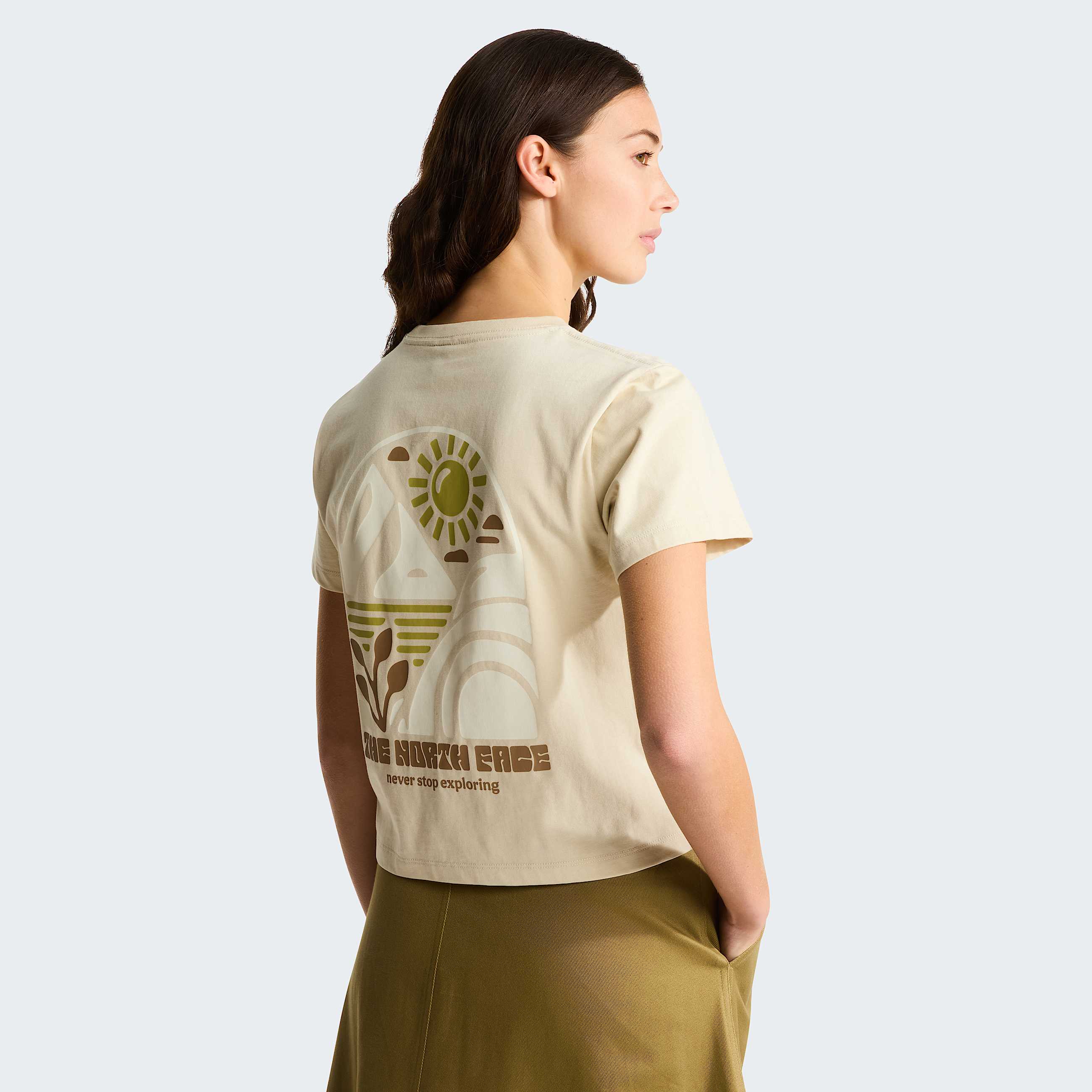 Sun Regular Graphic Tshirt voor dames TNF HERO