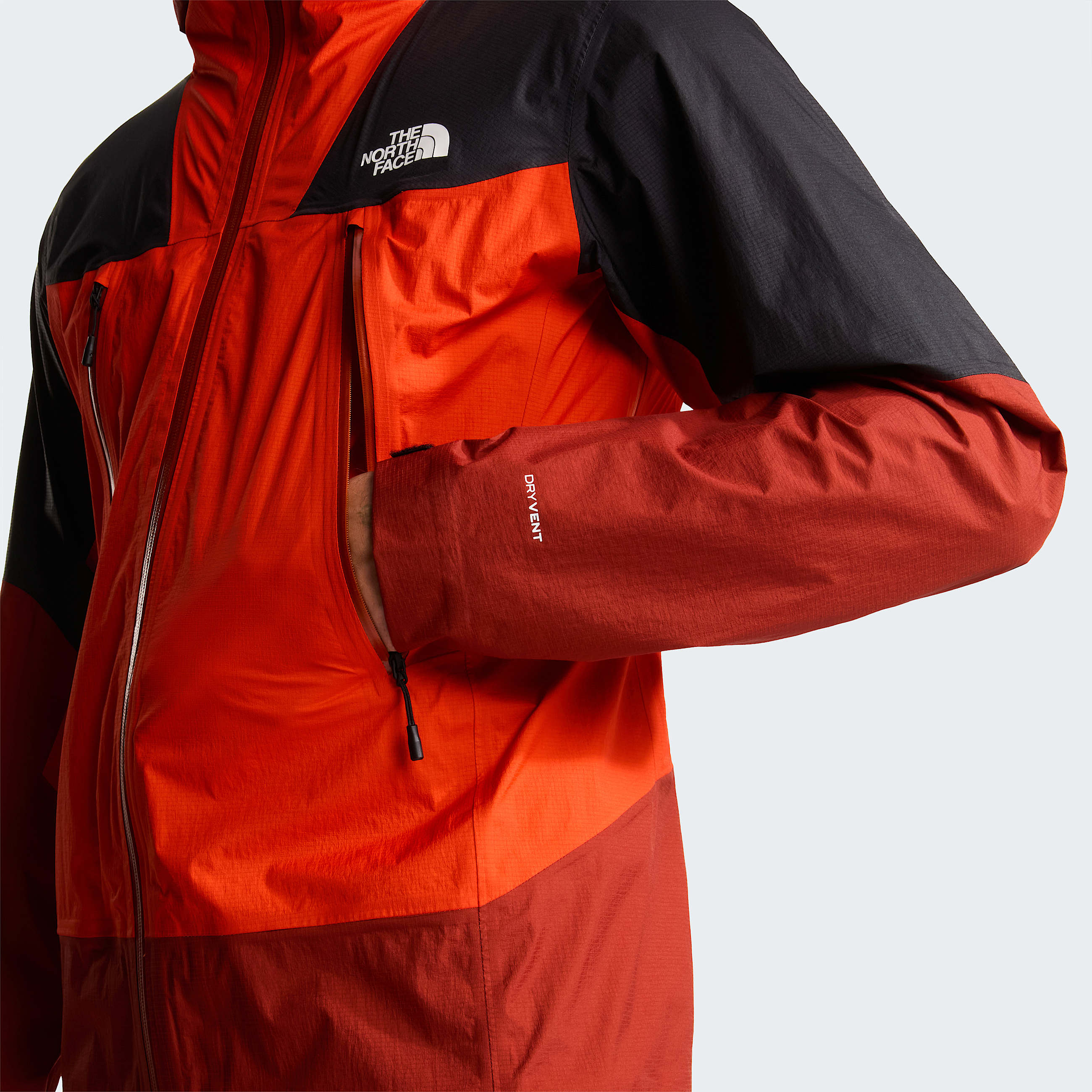 Mens Signal 25L DryVent Jacket TNF Lava RedIron ClayTNF Black ALT10