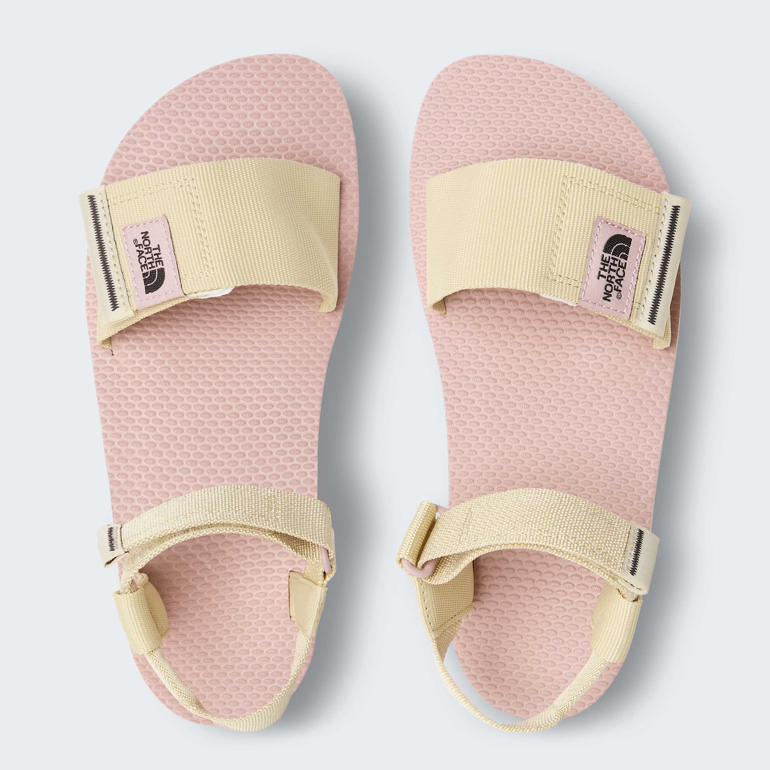 Skeena Platform Sandalen fr Damen TNF Desert StoneMetal Pink ALT1
