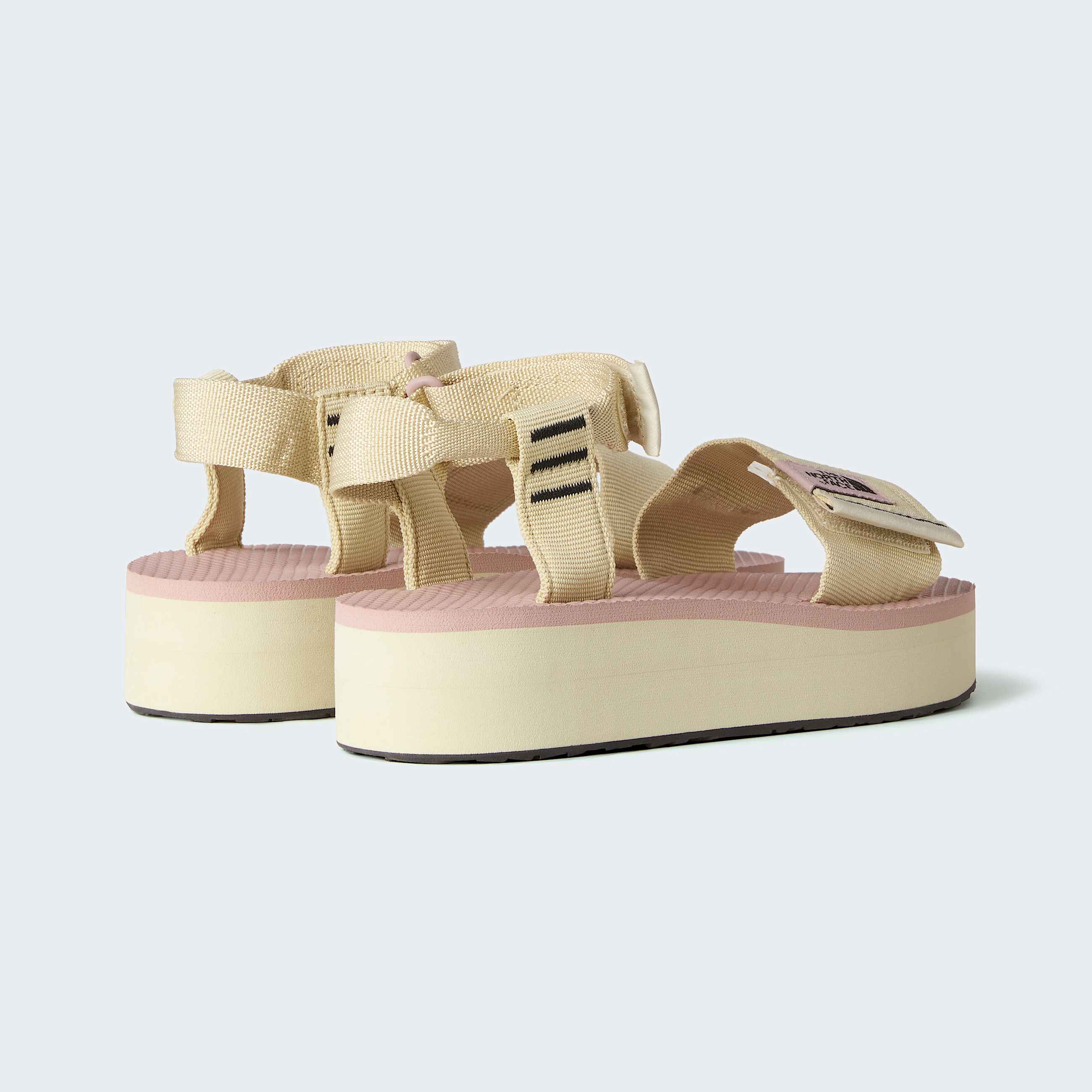 Skeena Platform Sandalen fr Damen TNF Desert StoneMetal Pink ALT6