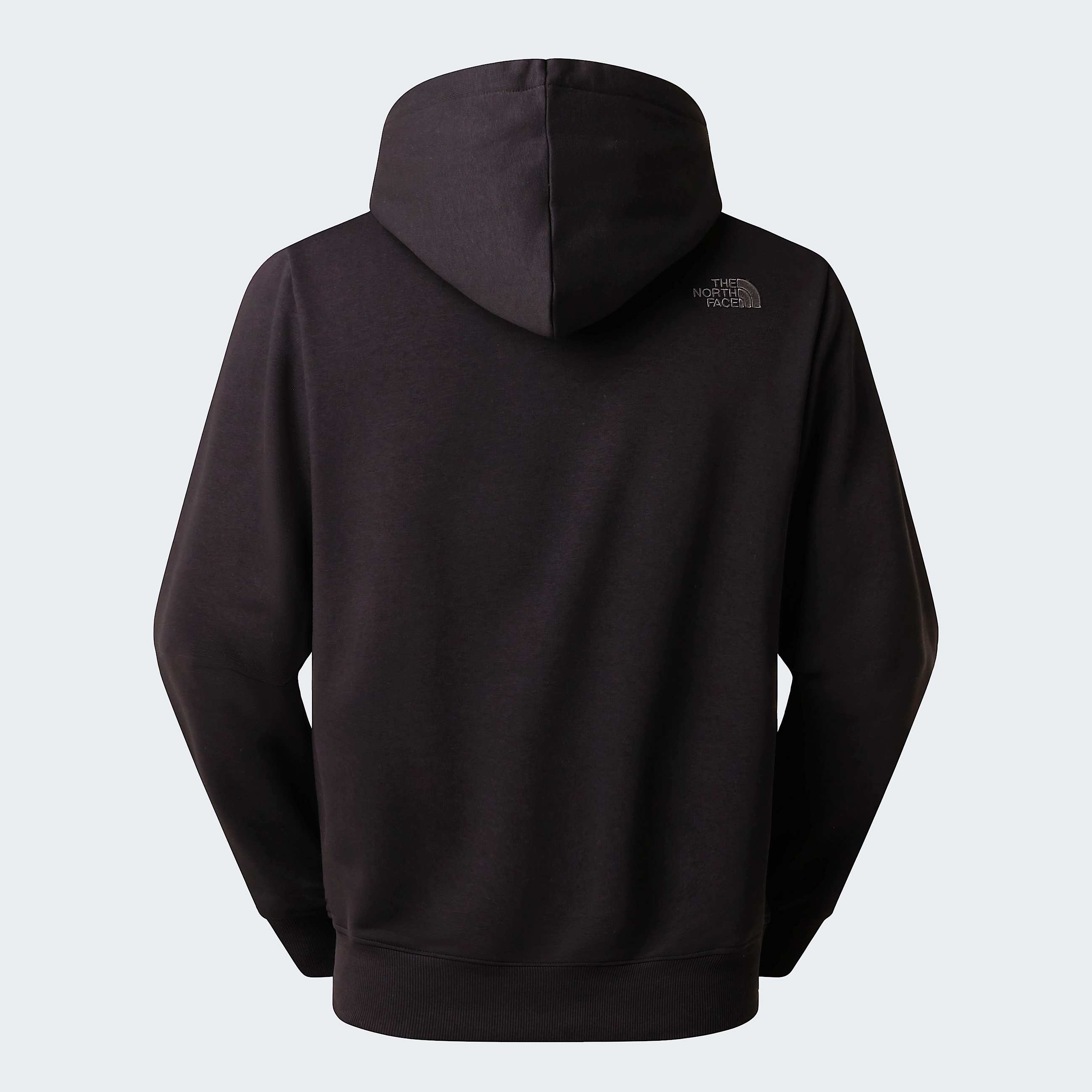Mens Drew Peak Light Hoodie TNF TNF BlackAnthracite Grey ALT21