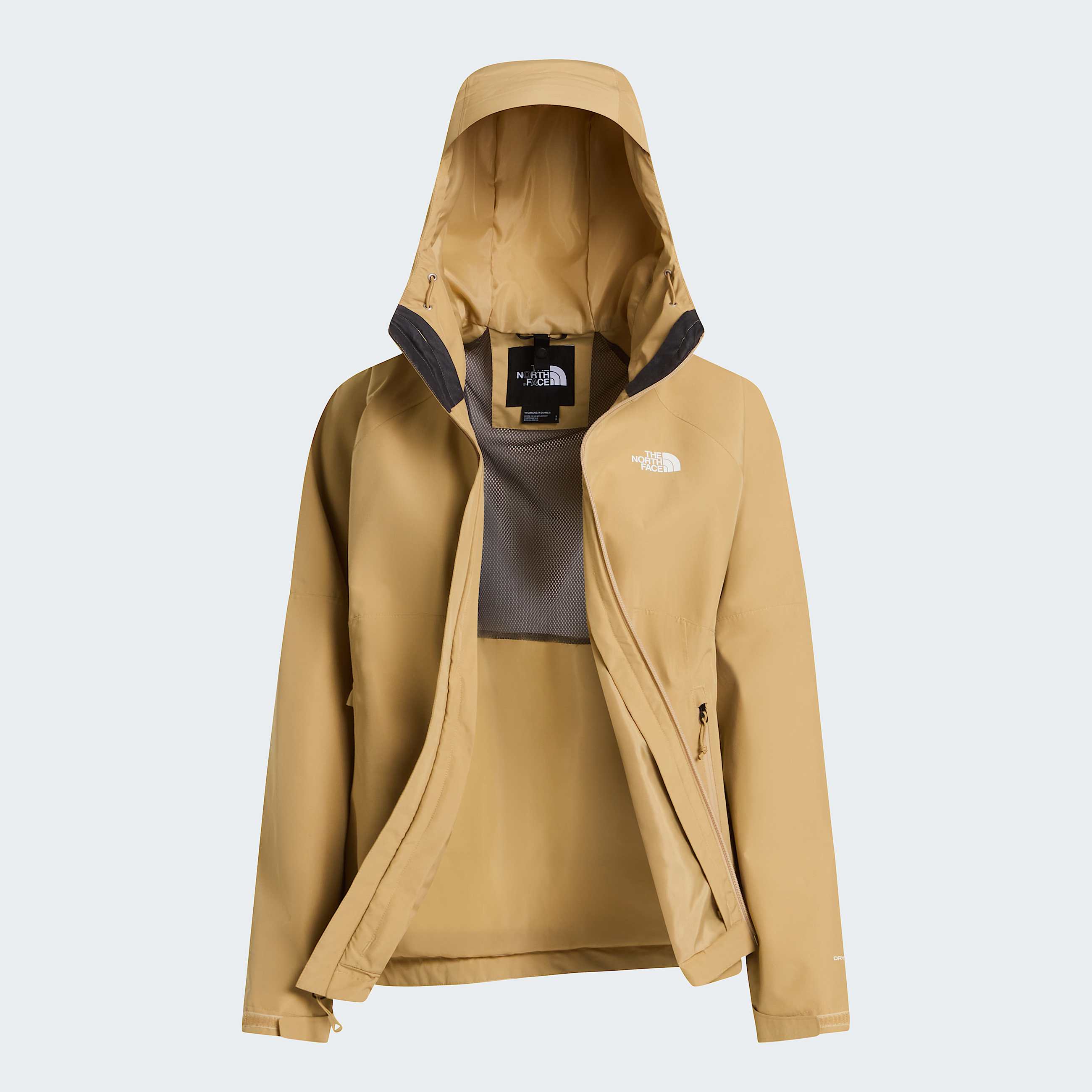 Womens Diablo Dynamic ZipIn Jacket TNF Khaki Stone ALT17