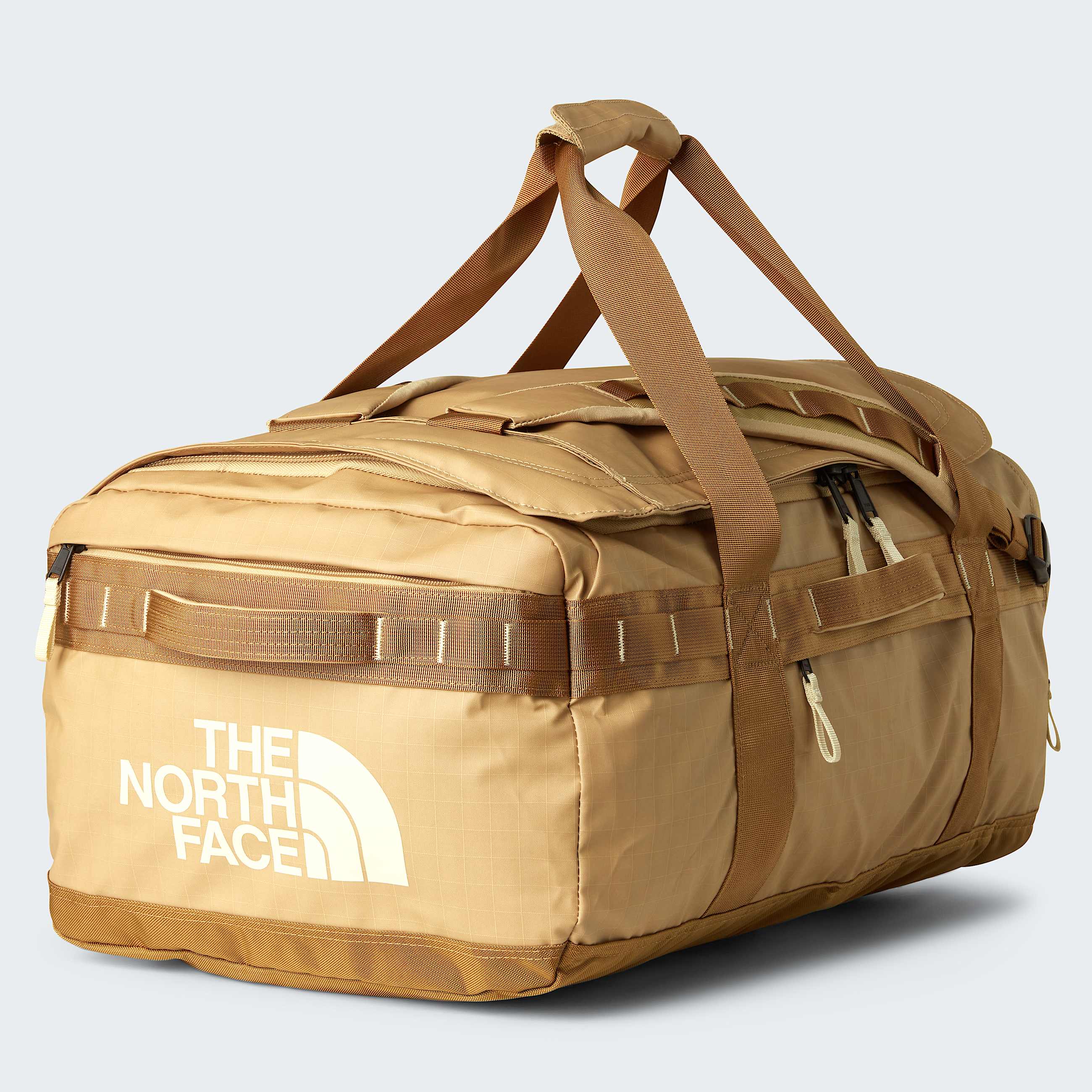 Base Camp Voyager 62LiterDuffelTasche TNF Khaki StoneUtility BrownDesert Stone HERO