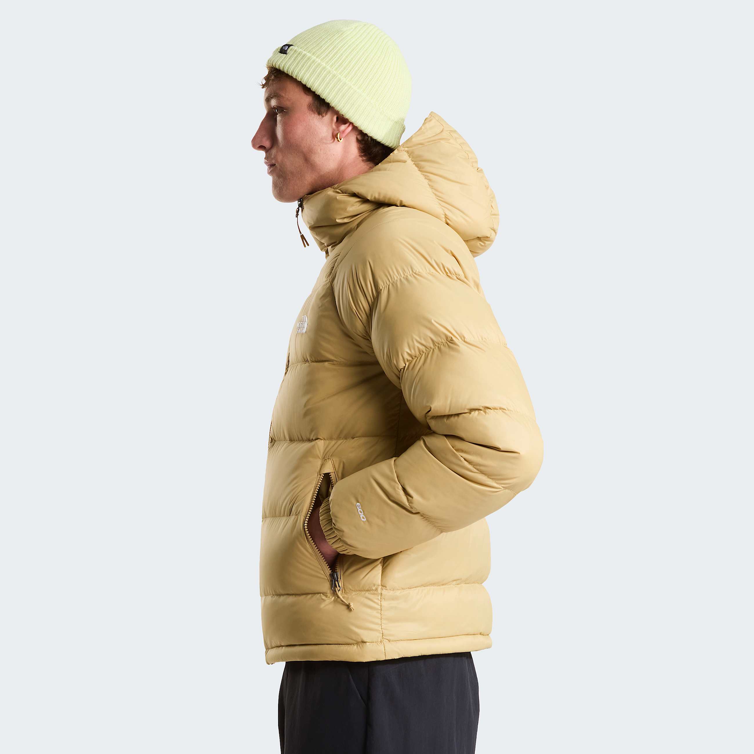 Hydrenalitedonsjas met capuchon voor heren TNF Khaki Stone ALT2