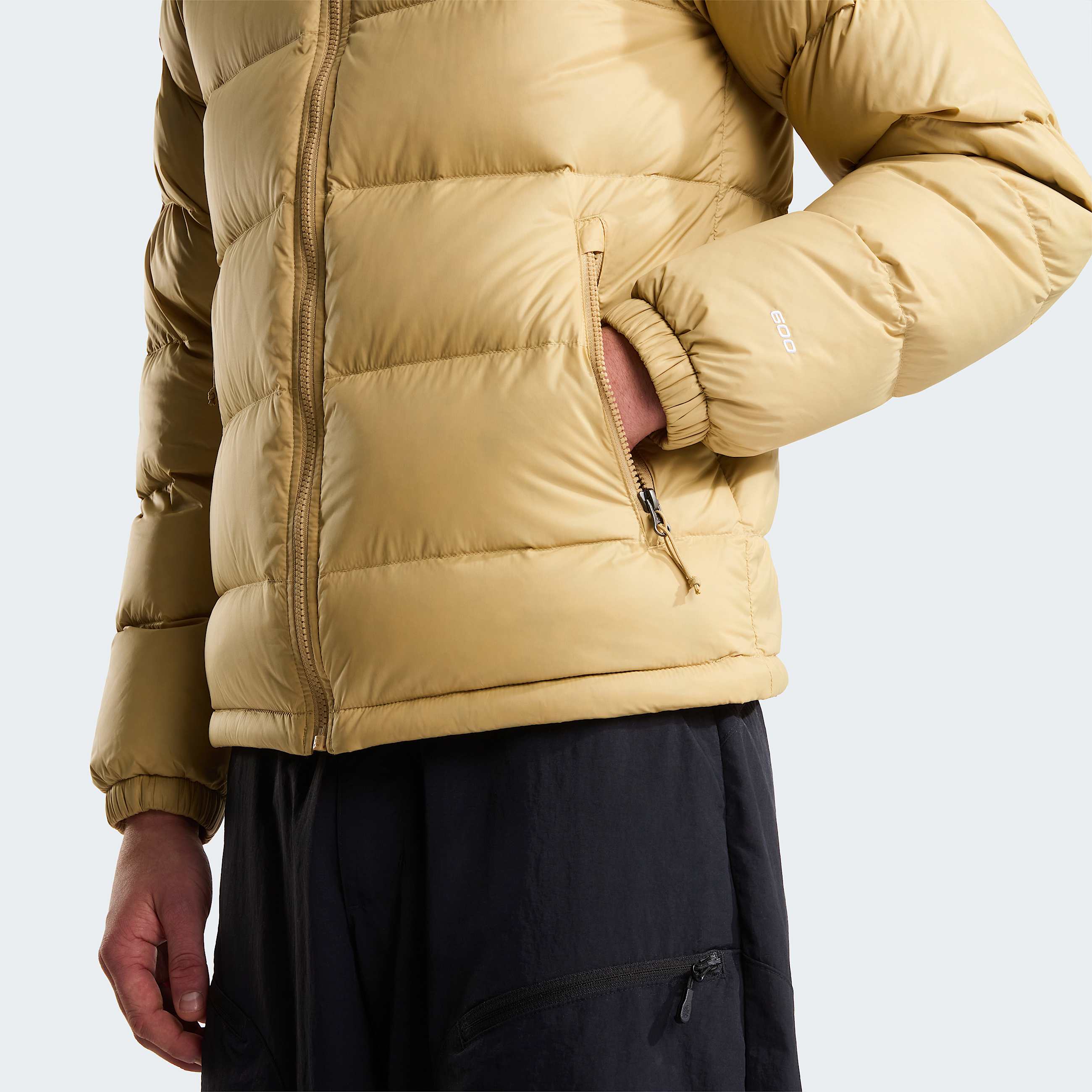Hydrenalitedonsjas met capuchon voor heren TNF Khaki Stone ALT5