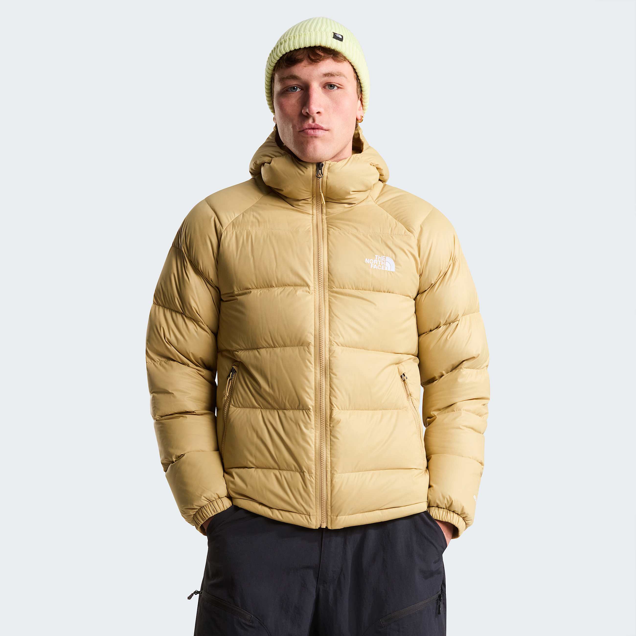 Hydrenalitedonsjas met capuchon voor heren TNF Khaki Stone HERO