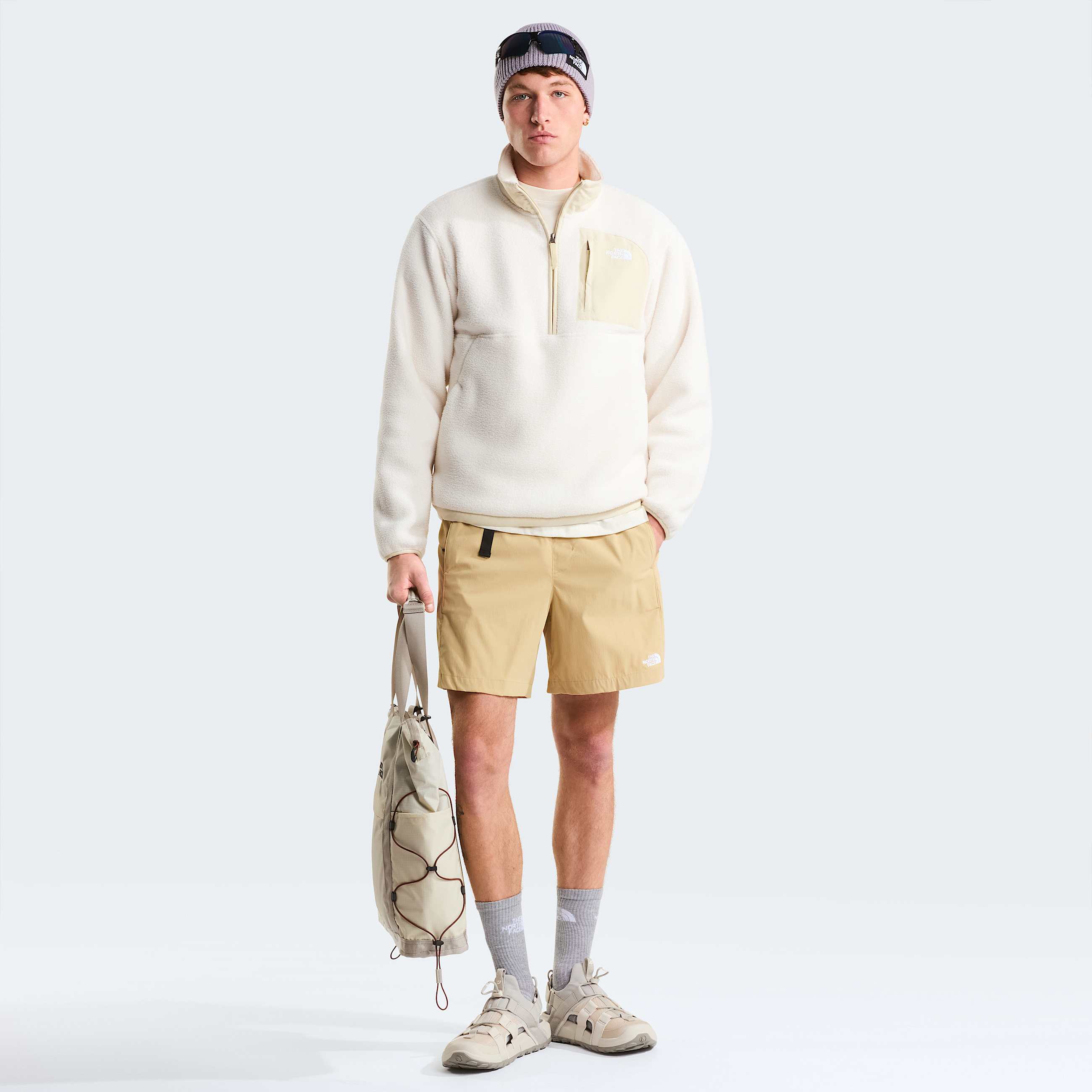 Mens Class V Pathfinder Belted Shorts  7 TNF Khaki Stone ALT1