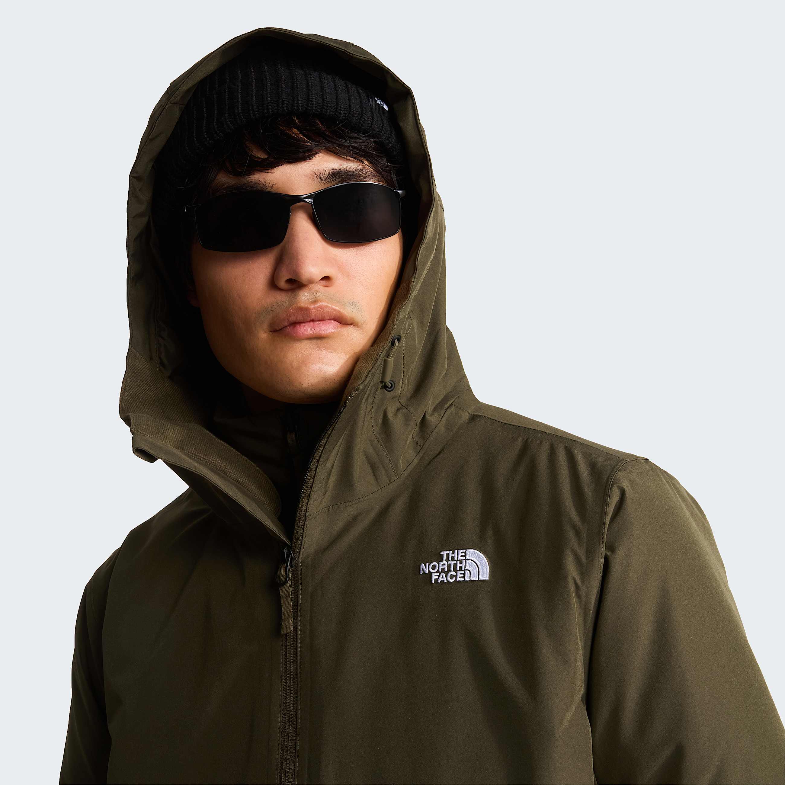 Giacca 3 in 1 con cappuccio Carto Mono Triclimate da uomo TNF New Taupe Green ALT7