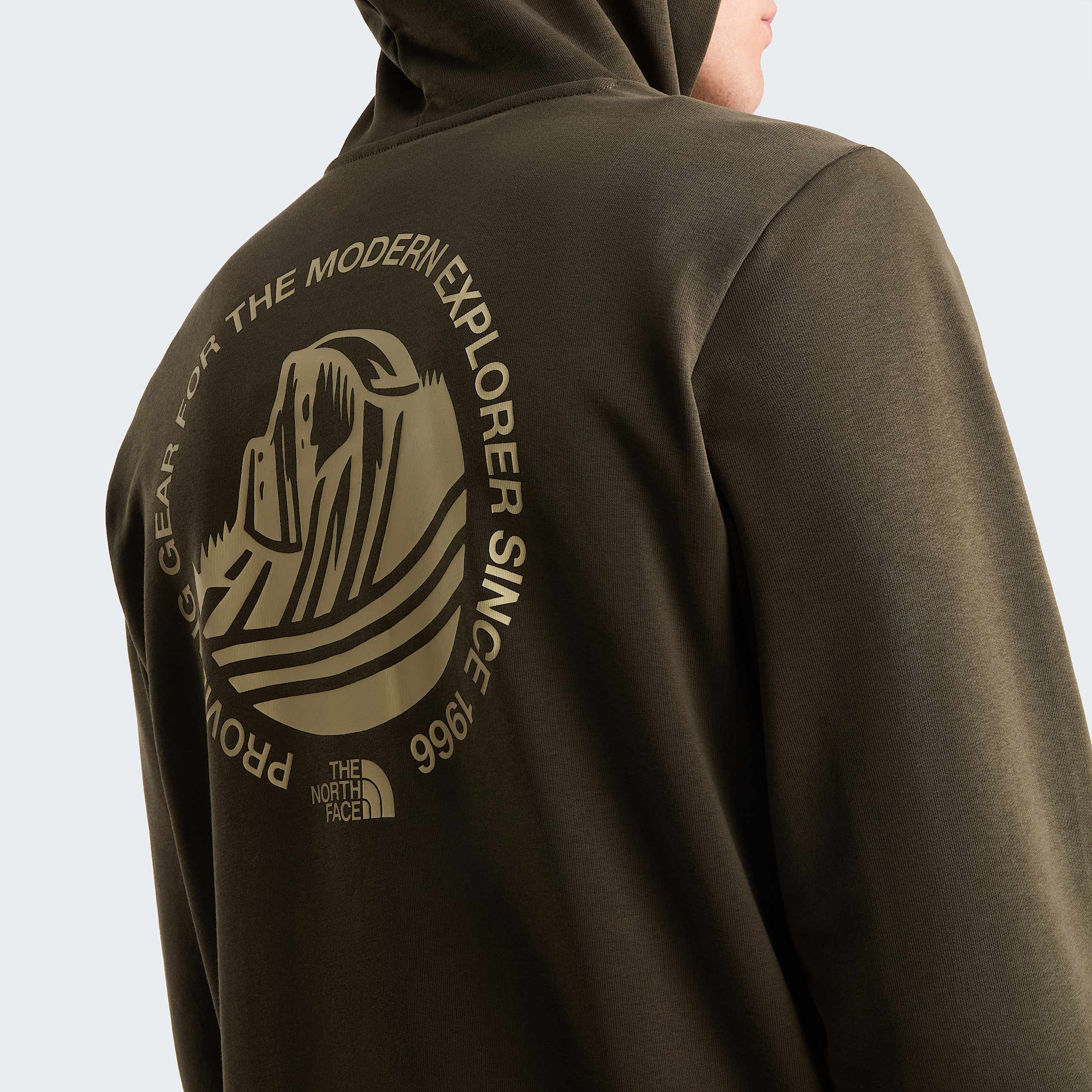 Felpa Monte Regular con cappuccio e grafica da uomo TNF ALT5