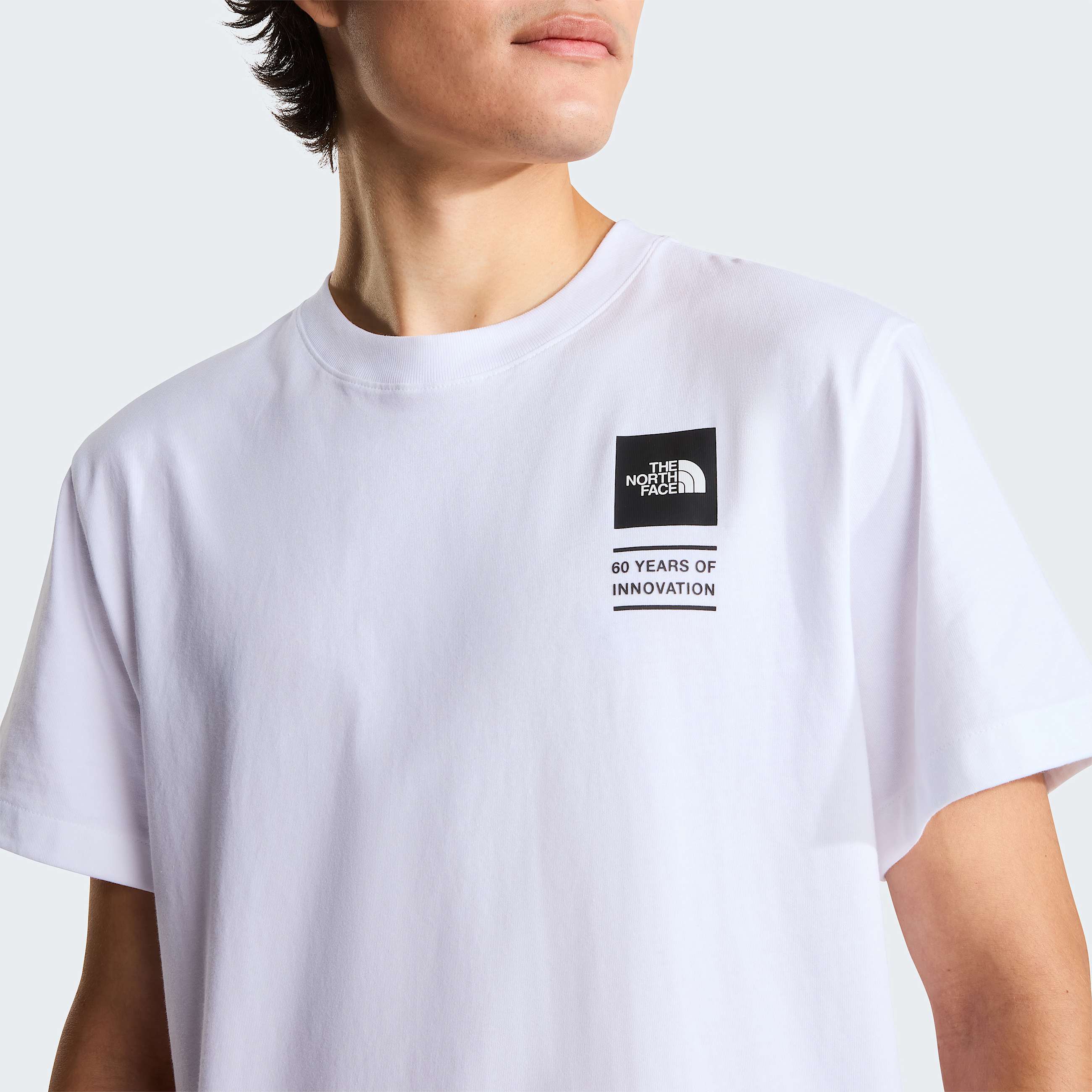 Mens BCD Celebration Relaxed Graphic TShirt TNF TNF White ALT4