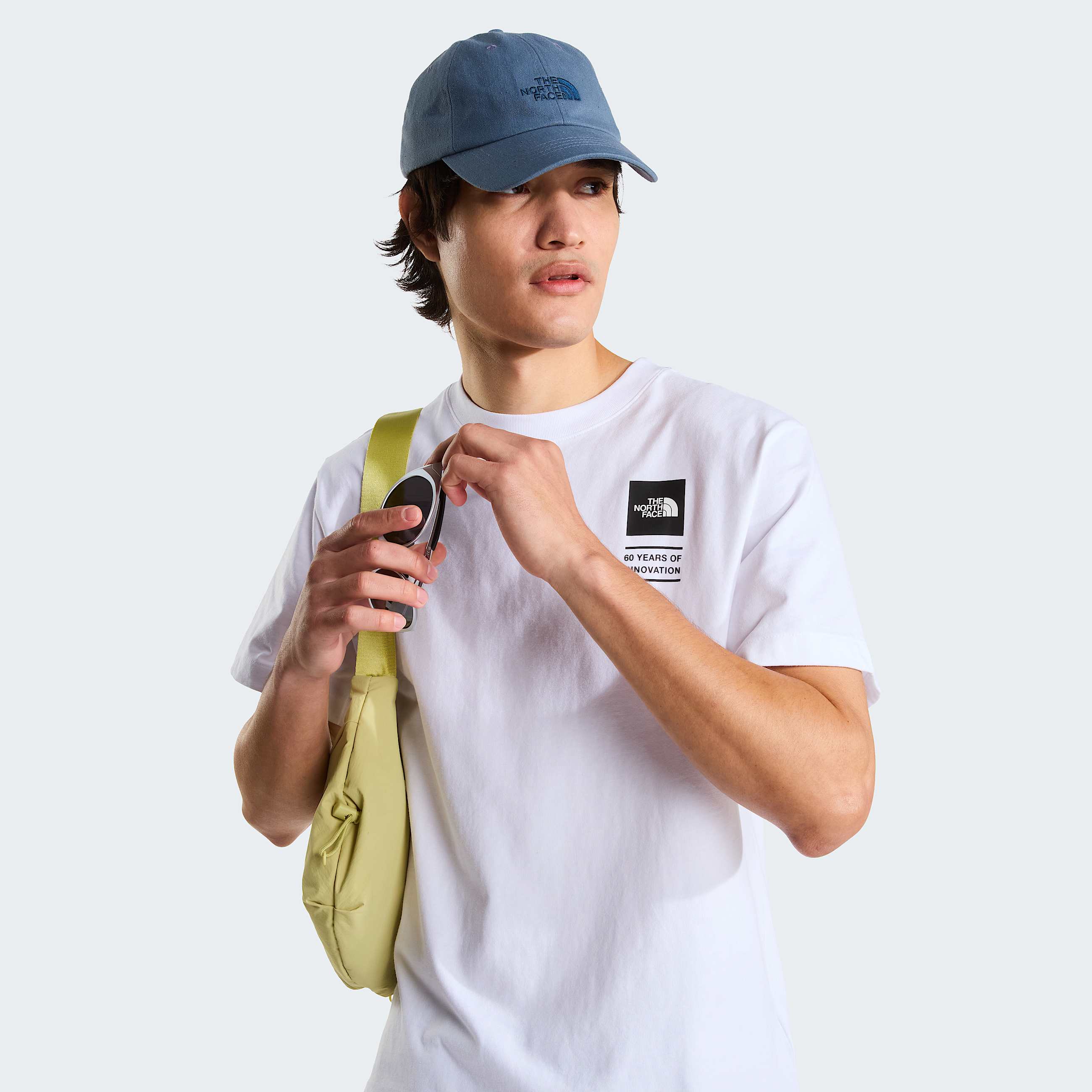 Mens BCD Celebration Relaxed Graphic TShirt TNF TNF White ALT6