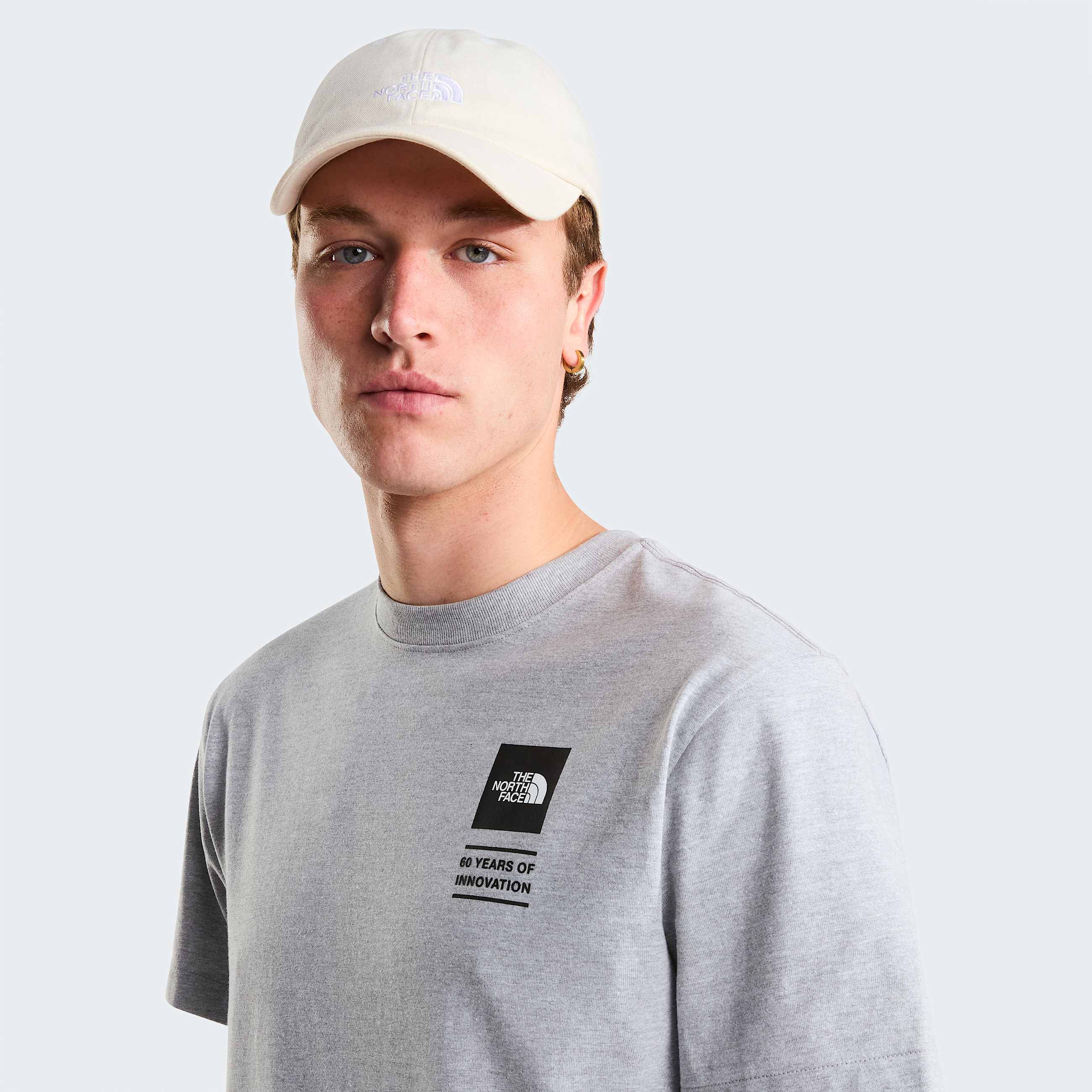 Mens TNF Celebration Relaxed Graphic TShirt TNF TNF Pale Grey Heather ALT4