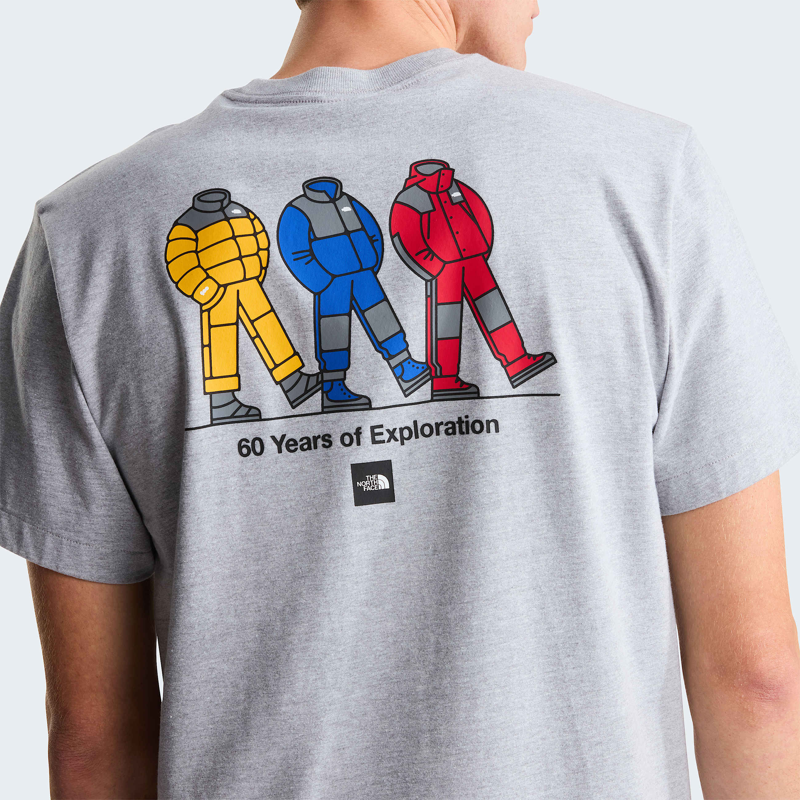 Mens TNF Celebration Relaxed Graphic TShirt TNF TNF Pale Grey Heather ALT5