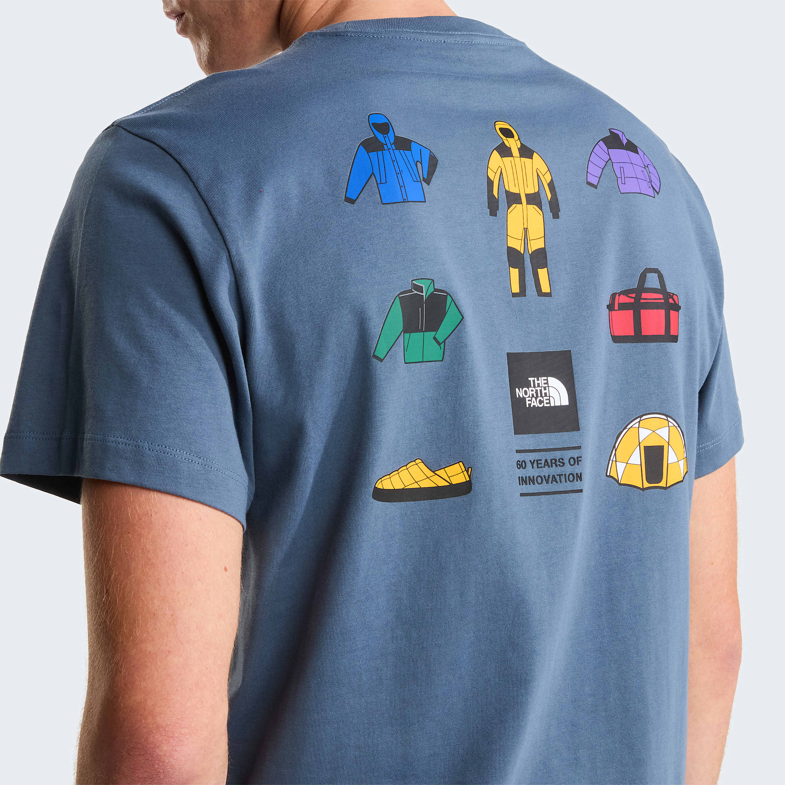 Mens Icon Celebration Regular Graphic TShirt TNF ALT5