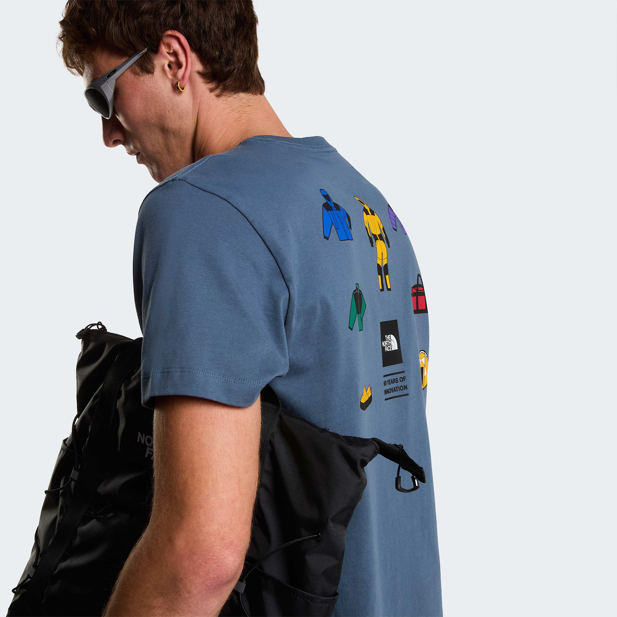 Mens Icon Celebration Regular Graphic TShirt TNF ALT6