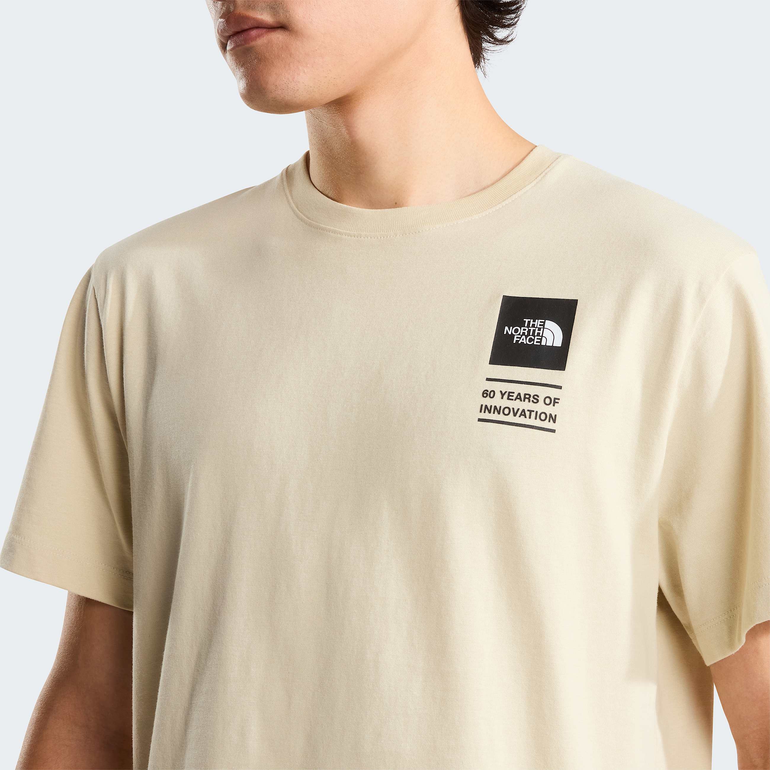 Mens Icon Celebration Regular Graphic TShirt TNF Desert Stone ALT4