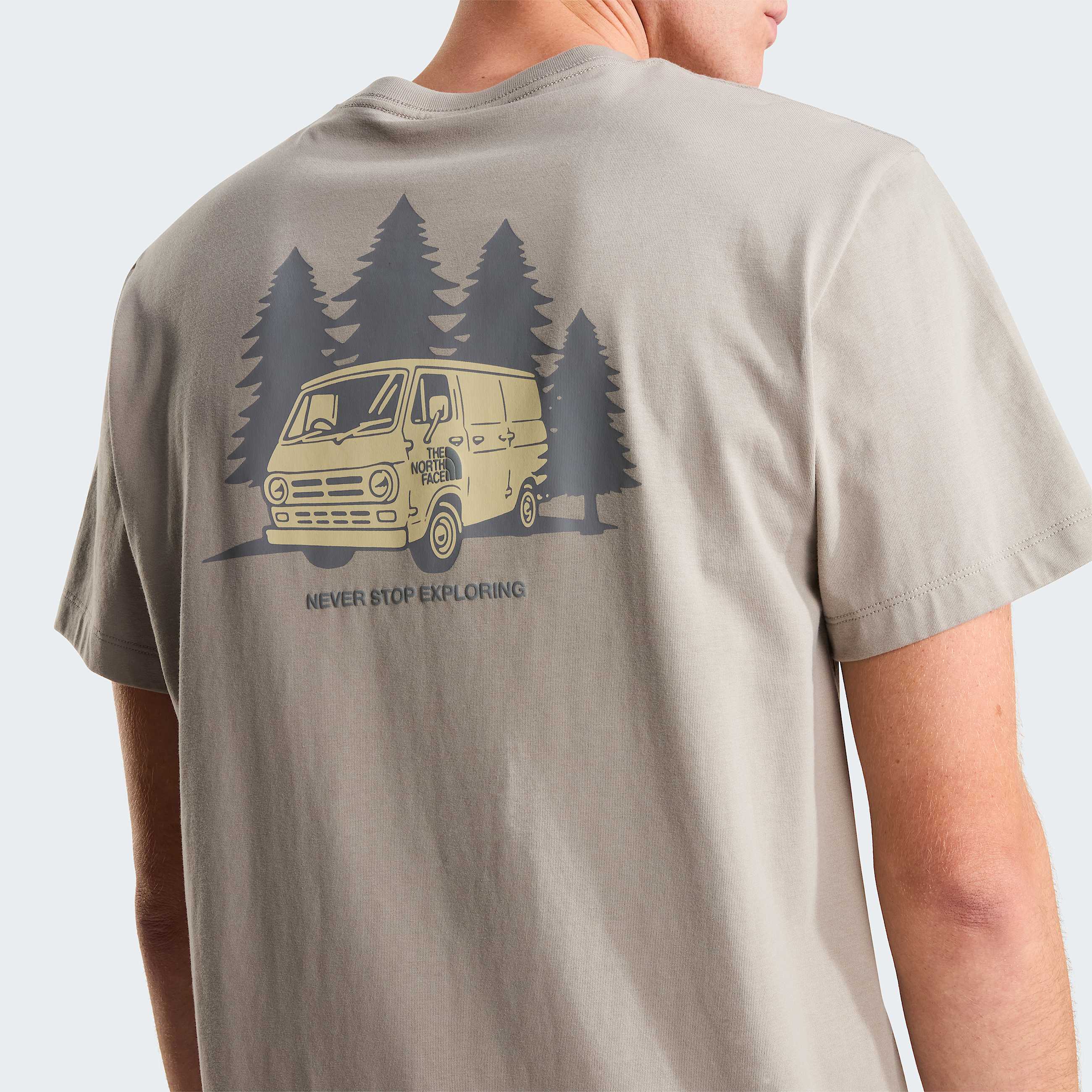 Mens Van Life Relaxed Graphic TShirt TNF ALT5