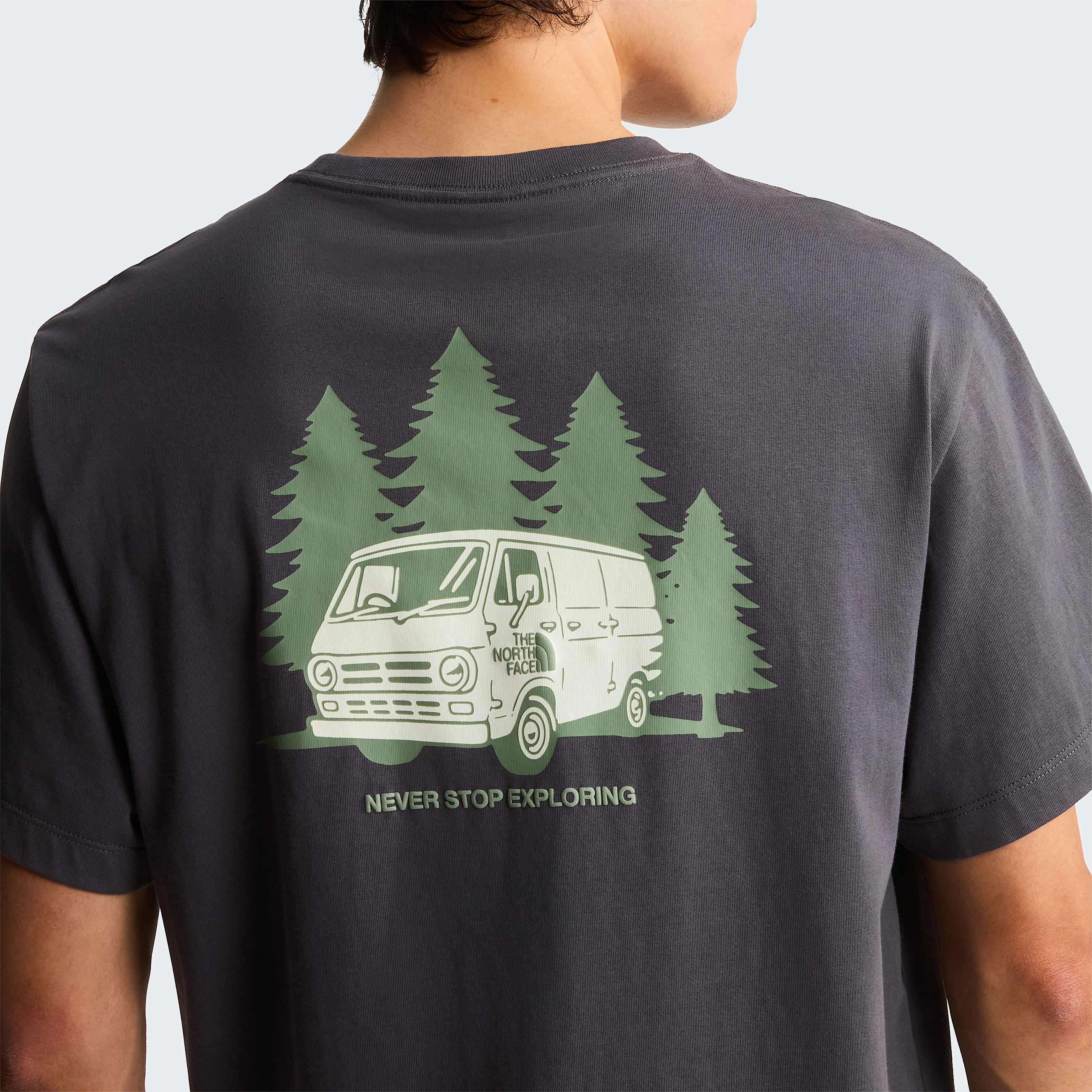 Van Life Relaxed Graphic TShirt M TNF Anthracite Grey ALT5