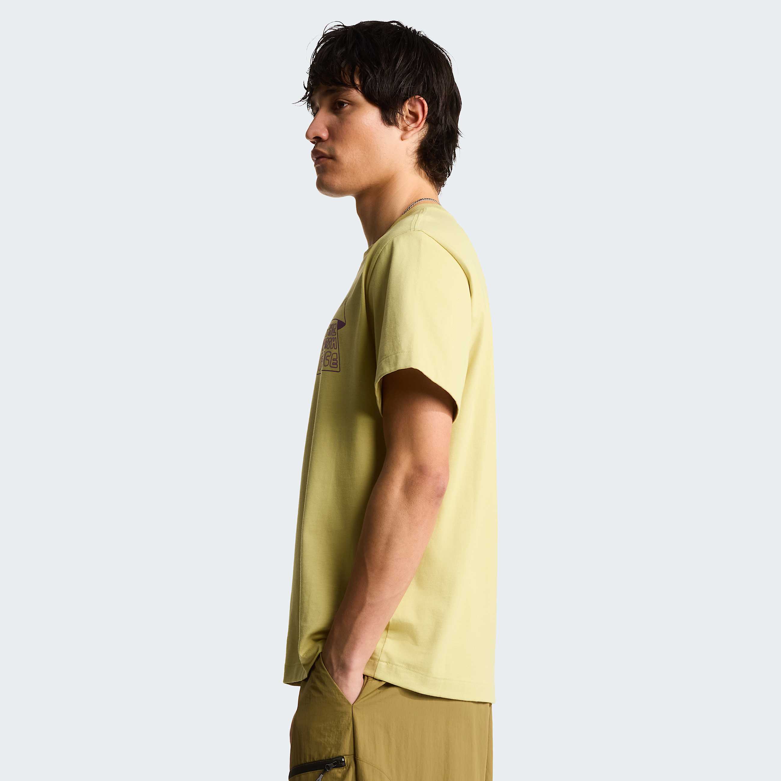 Mountain Play relaxt geschnittenes TShirt mit Grafik fr Herren TNF Pear ALT2