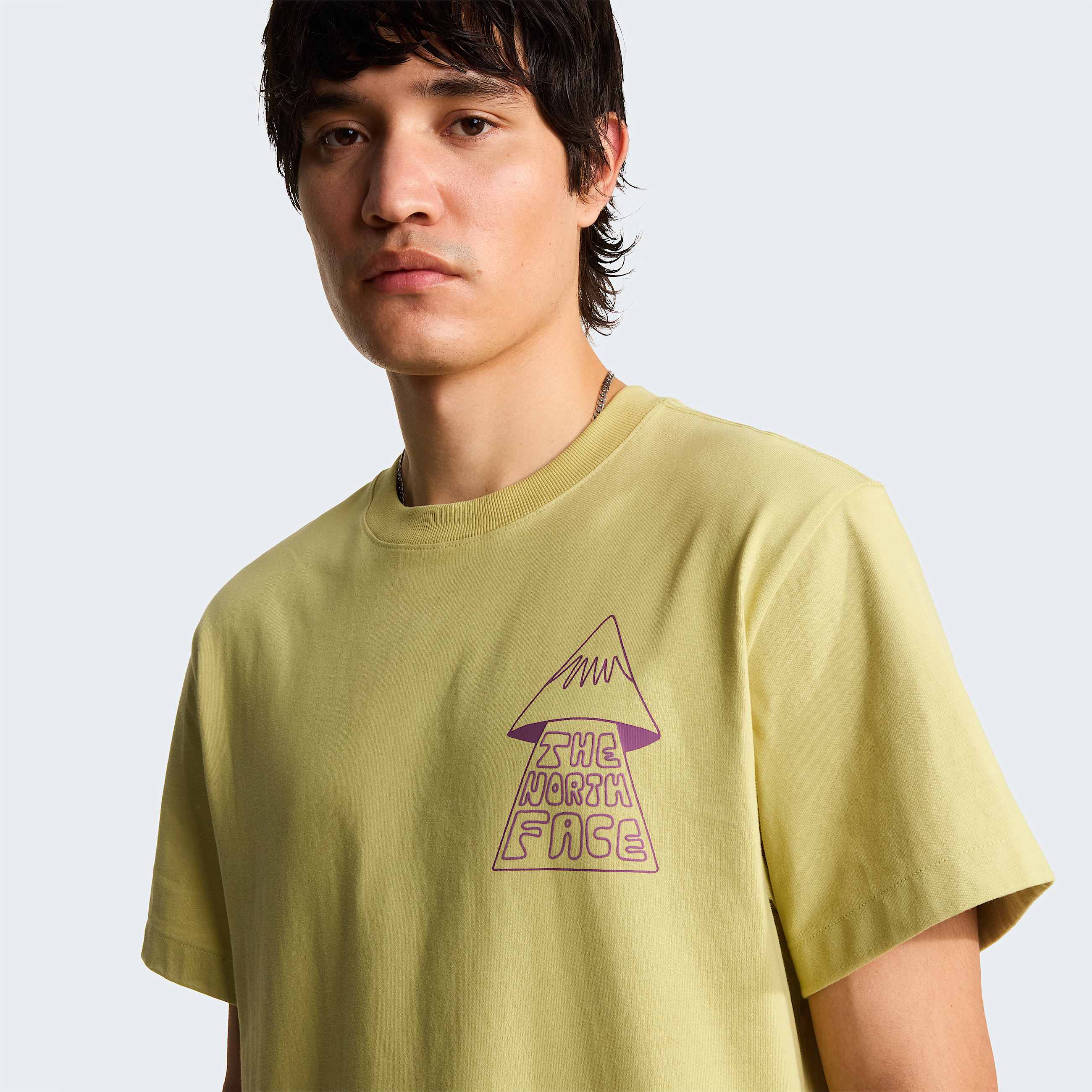 Mountain Play relaxt geschnittenes TShirt mit Grafik fr Herren TNF Pear ALT4