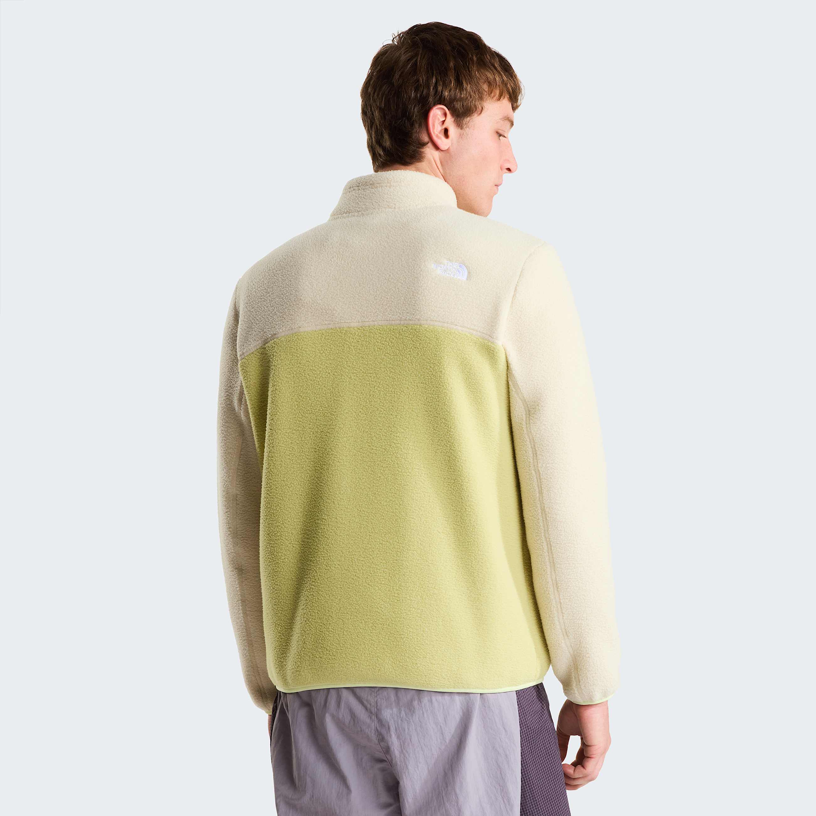 Yumiori Fleecejacke mit durchgehendem RV fr Herren TNF PearDesert StoneCedar ALT3