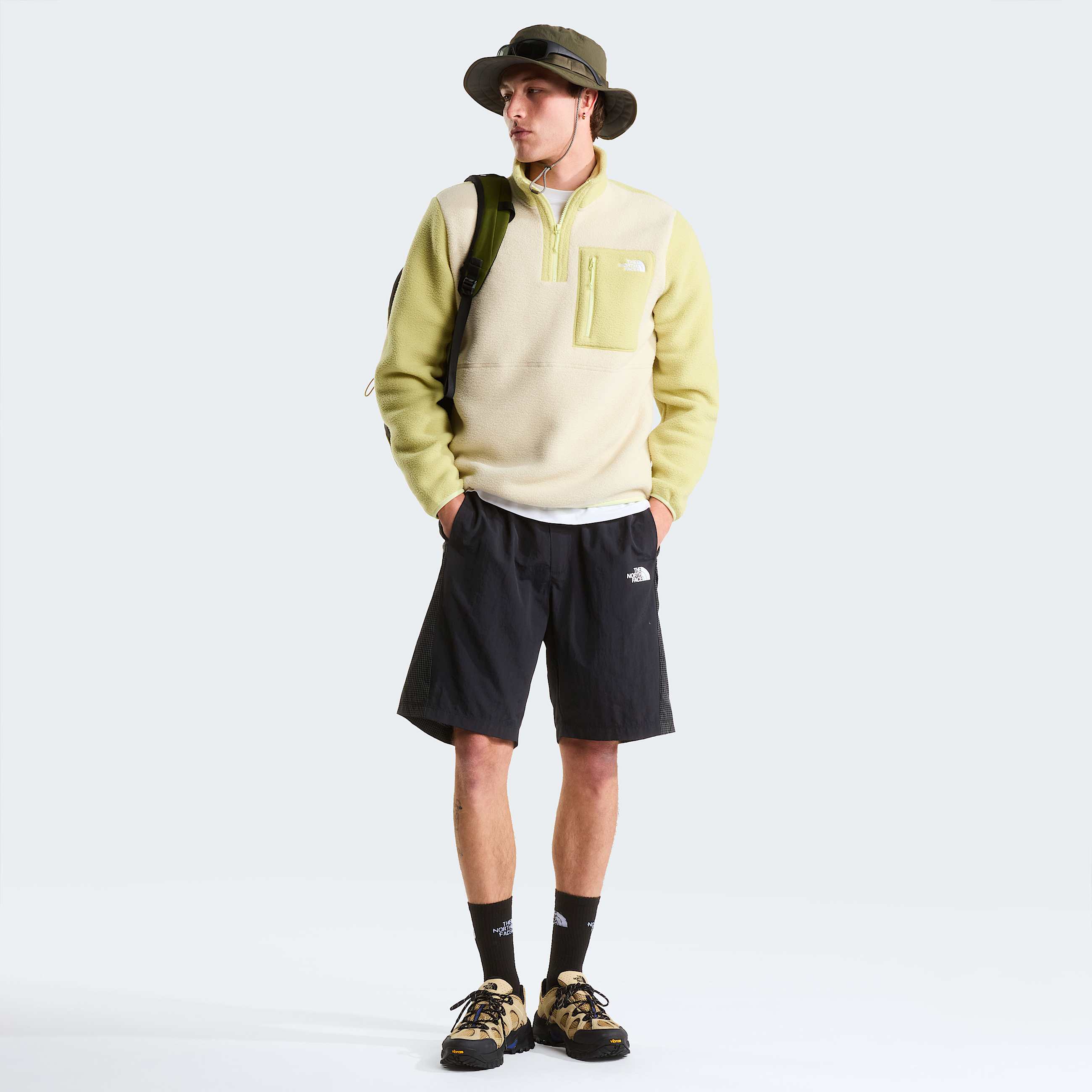 Mens Yumiori 14 Zip Fleece Jacket TNF ALT1