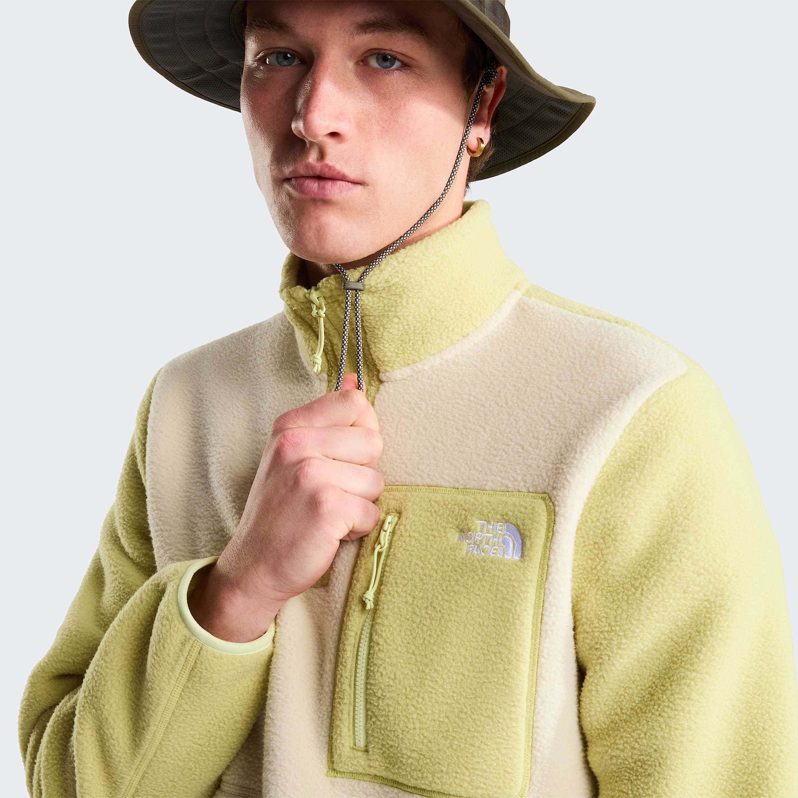 Mens Yumiori 14 Zip Fleece Jacket TNF ALT4