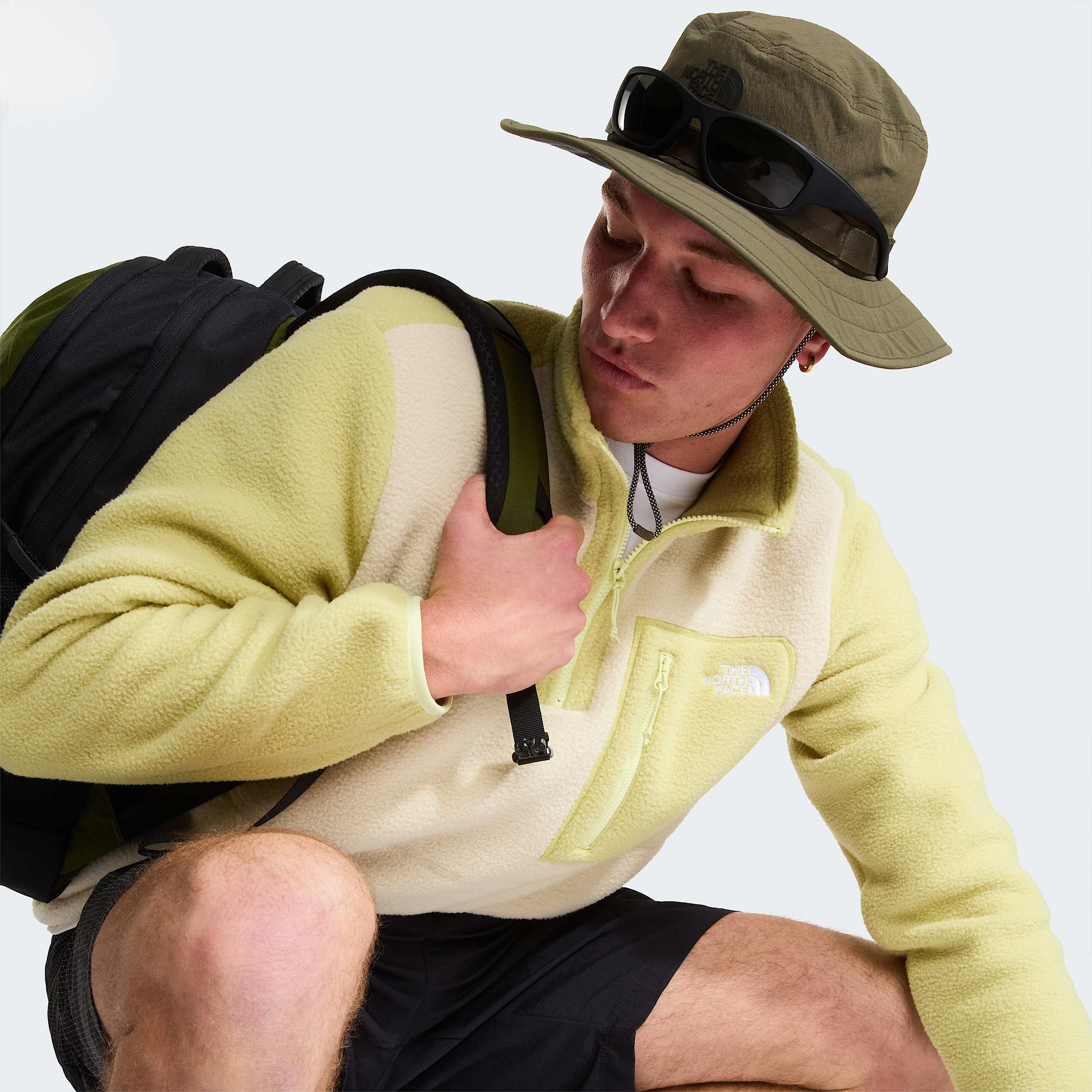 Mens Yumiori 14 Zip Fleece Jacket TNF ALT5