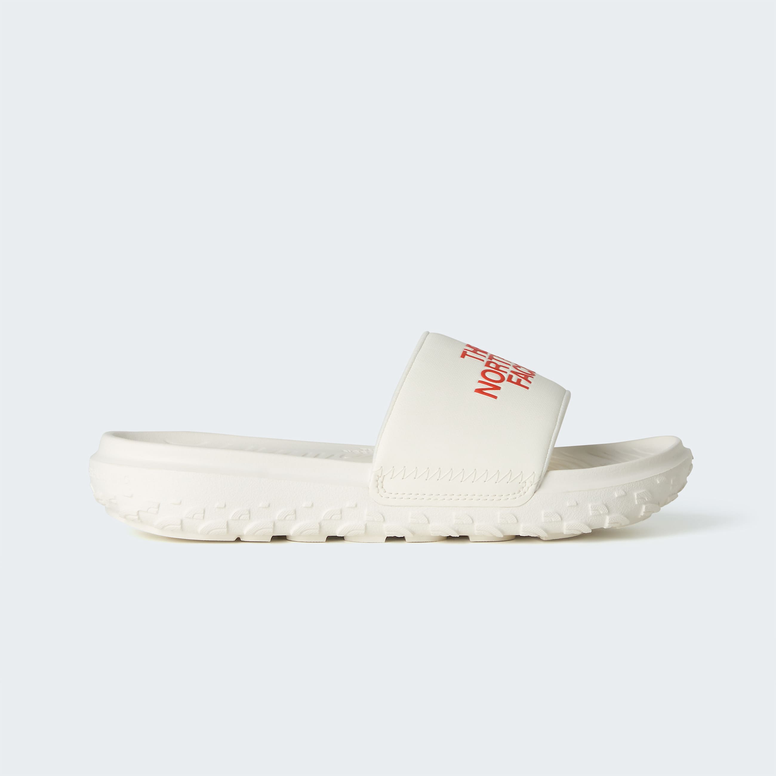 Mens Never Stop Cush Slides TNF White DuneLava Red ALT6
