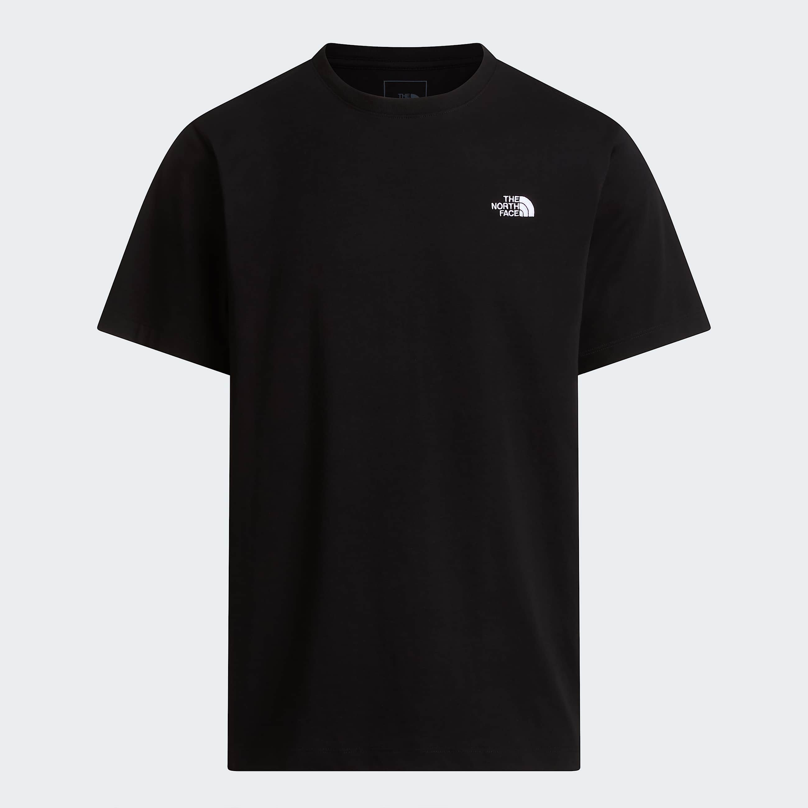 Mens Evolution Simple Dome Regular TShirt TNF TNF Black ALT20