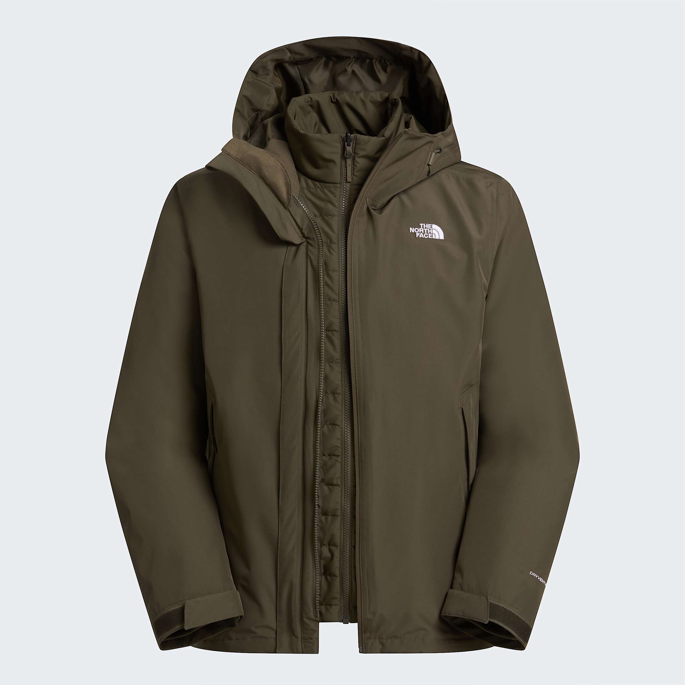 Giacca 3 in 1 con cappuccio Carto Mono Triclimate da uomo TNF New Taupe Green ALT21