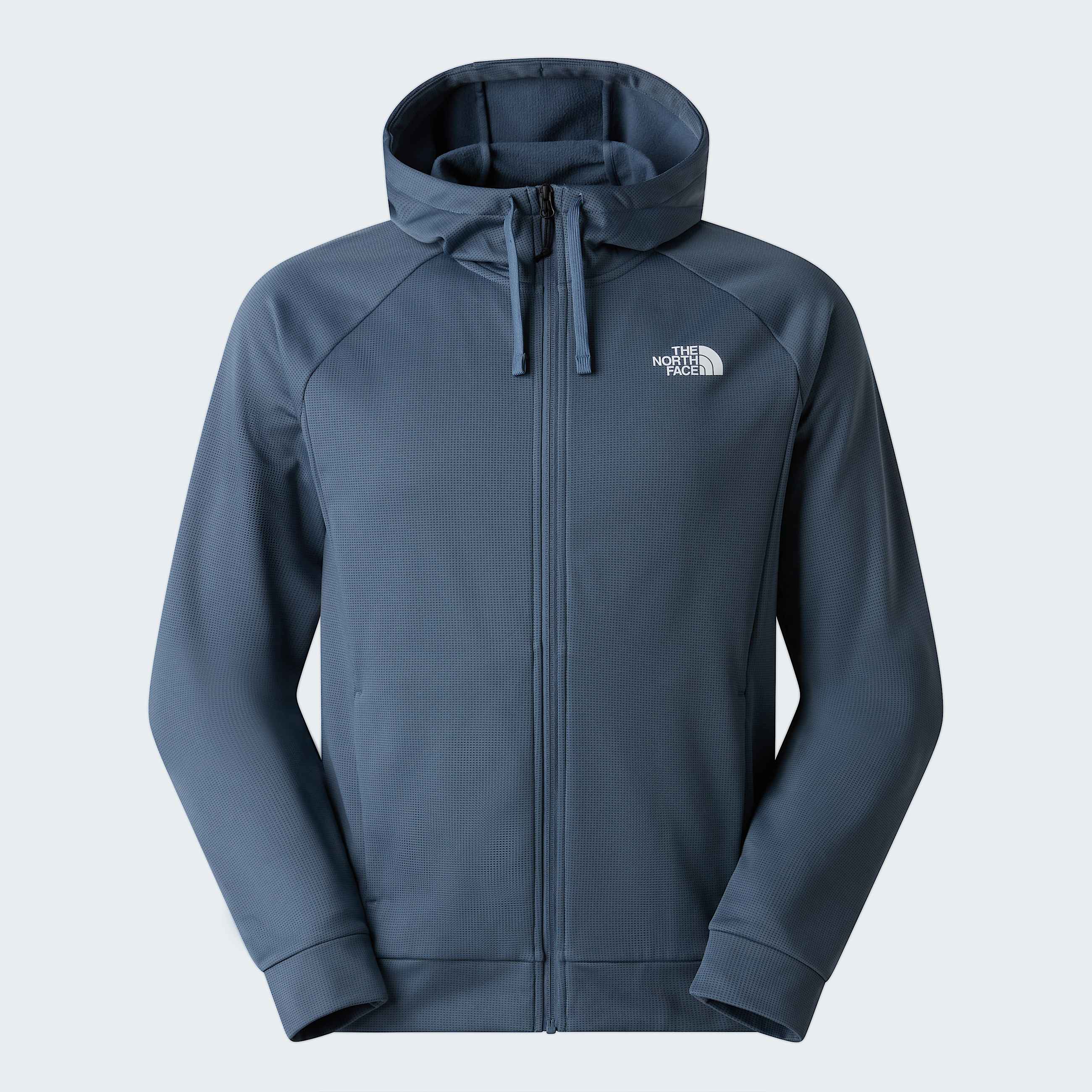 Mens Reaxion 20 FullZip Hooded Jacket TNF Granite Grey Dark Heather ALT20