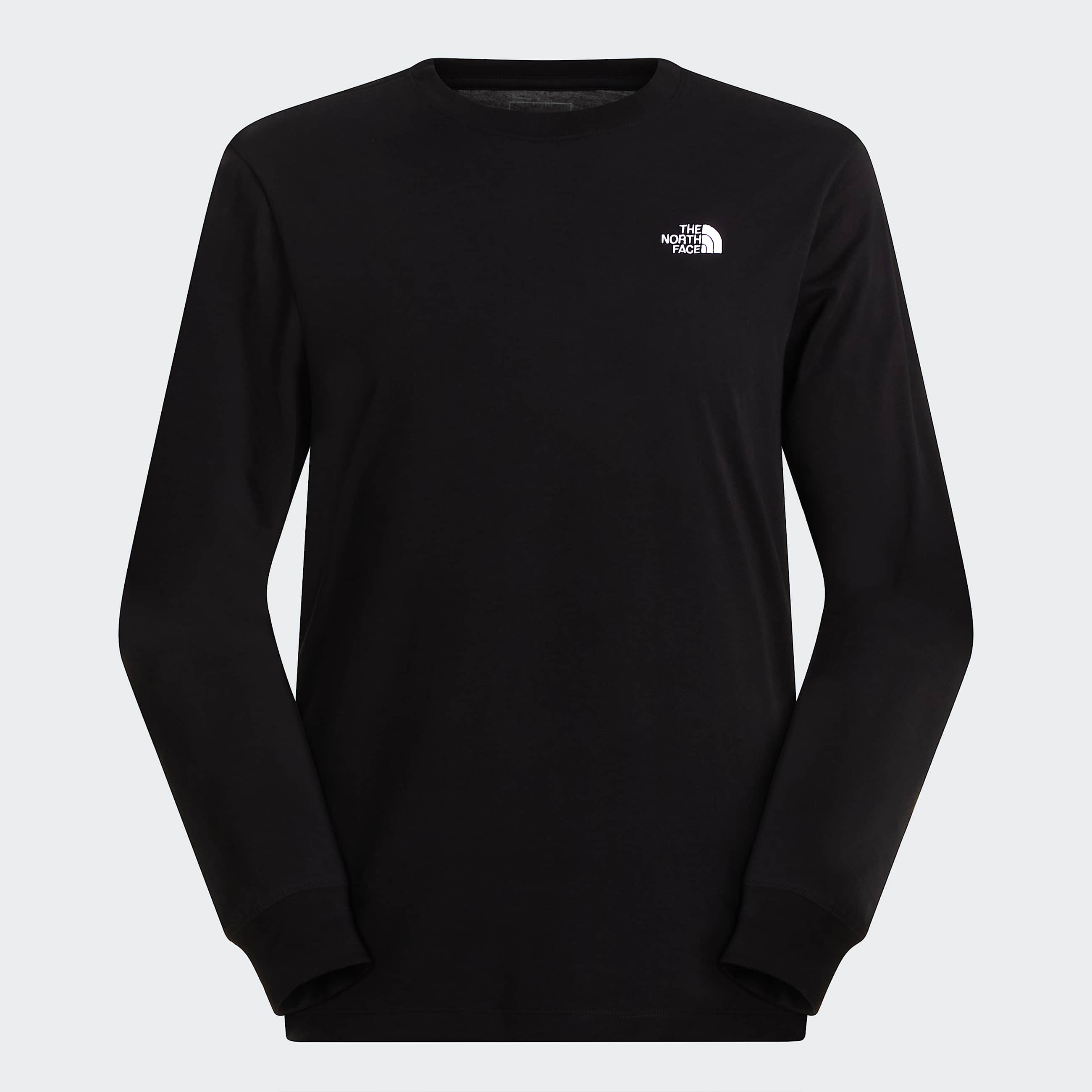 Mens Evolution Simple Dome Regular LongSleeve TShirt TNF TNF Black ALT20