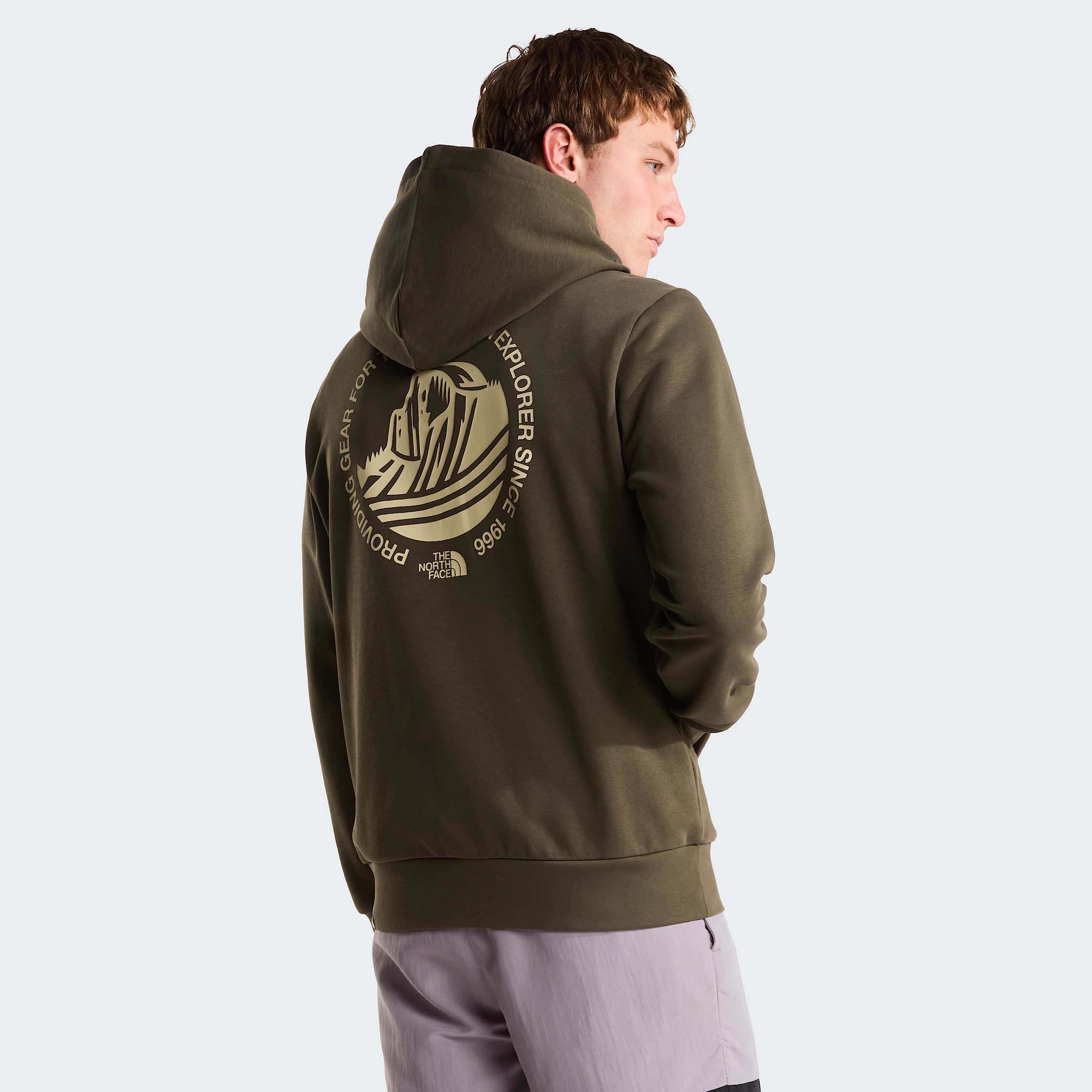 Felpa Monte Regular con cappuccio e grafica da uomo TNF HERO