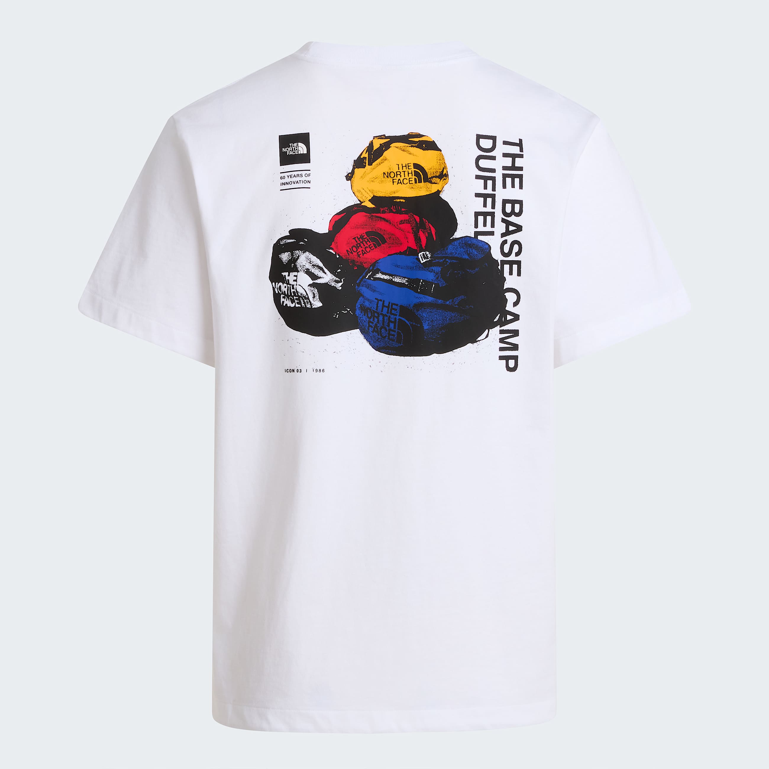 Mens BCD Celebration Relaxed Graphic TShirt TNF TNF White ALT21