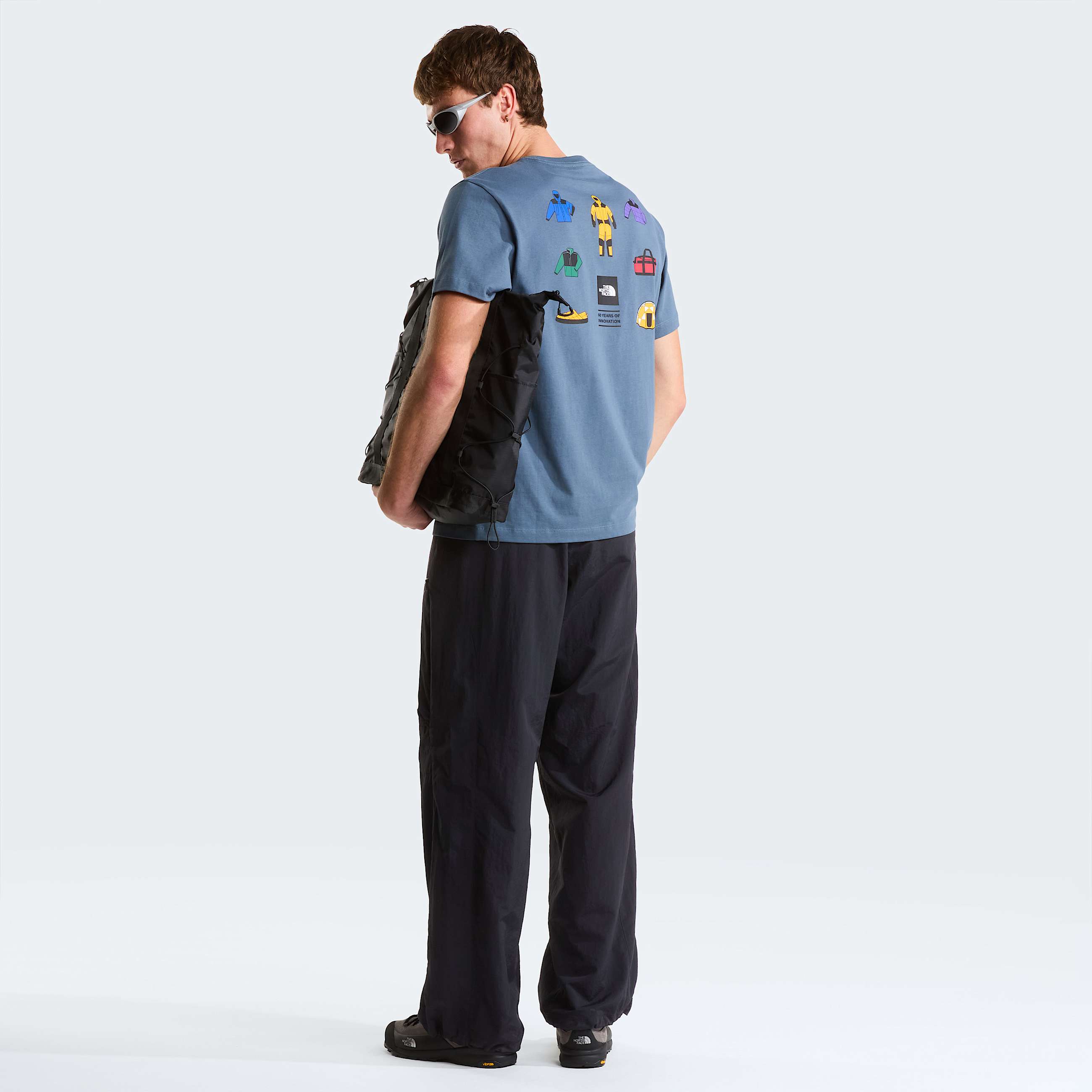 Mens Icon Celebration Regular Graphic TShirt TNF ALT2