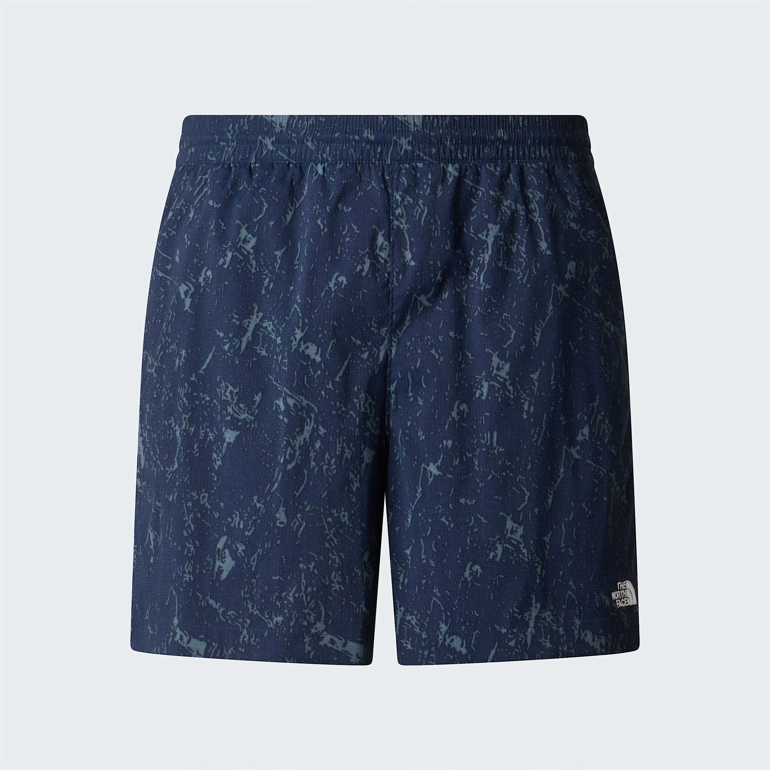 Mens Class V Pathfinder 7 Printed PullOn Shorts TNF Summit Navy Rock Texture Print ALT20