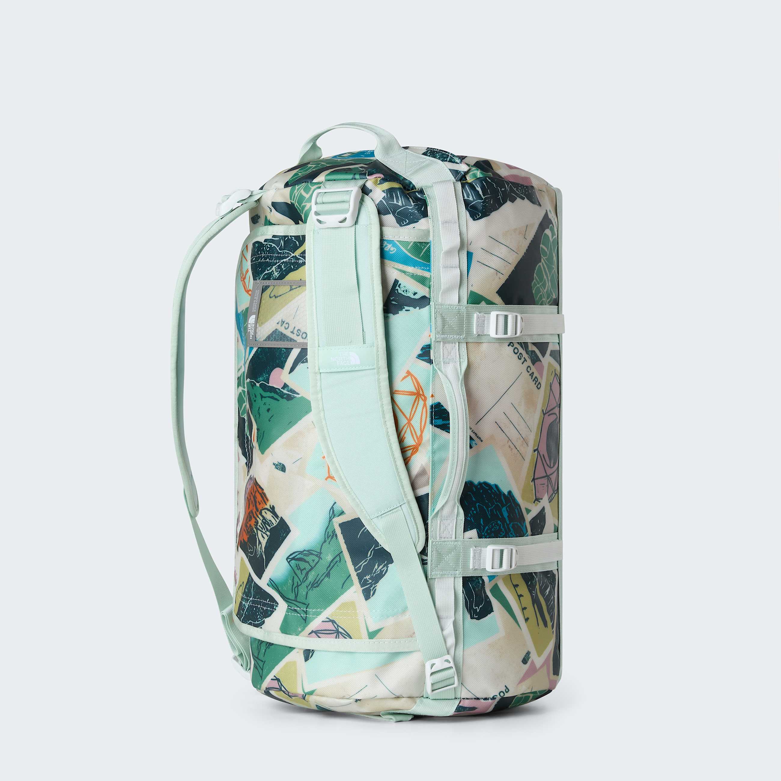 Base Camp DuffelTasche 50L  S TNF Opal Frost TNF Postcards PrintOpal FrostPearl Stone ALT3