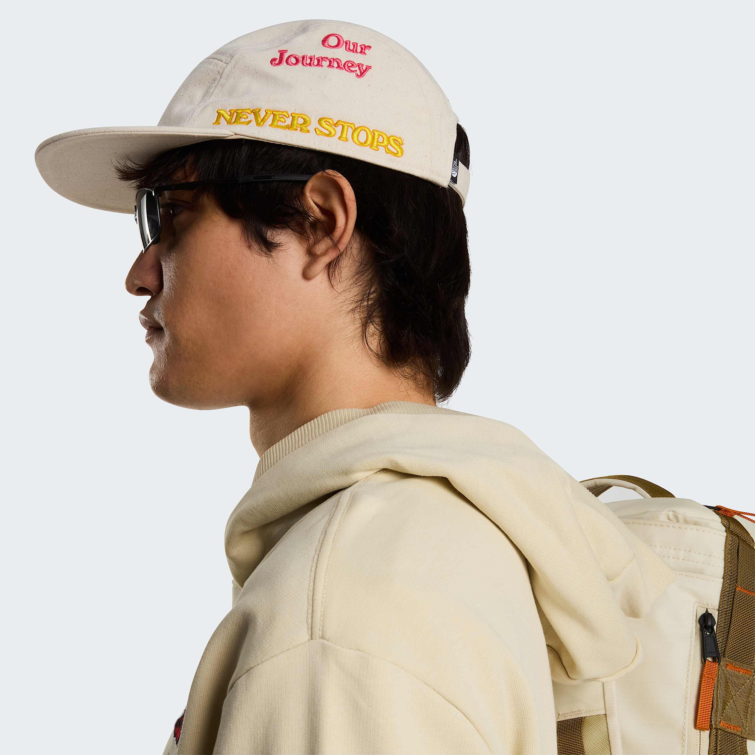 Norm Camp Hat TNF White DuneRaw UndyedGraphics ALT5
