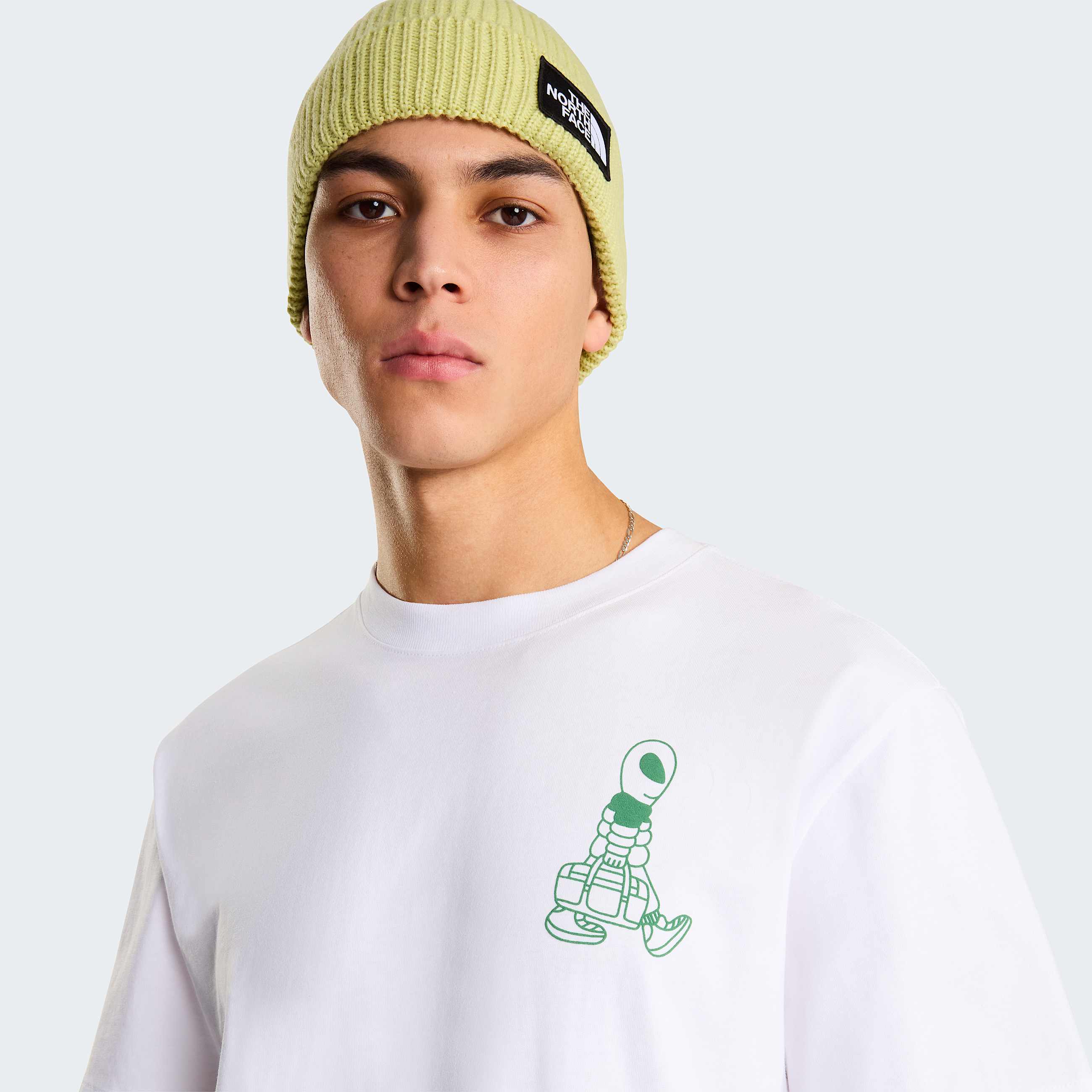 Alien relaxt geschnittenes TShirt mit Grafik fr Herren TNF TNF White ALT4