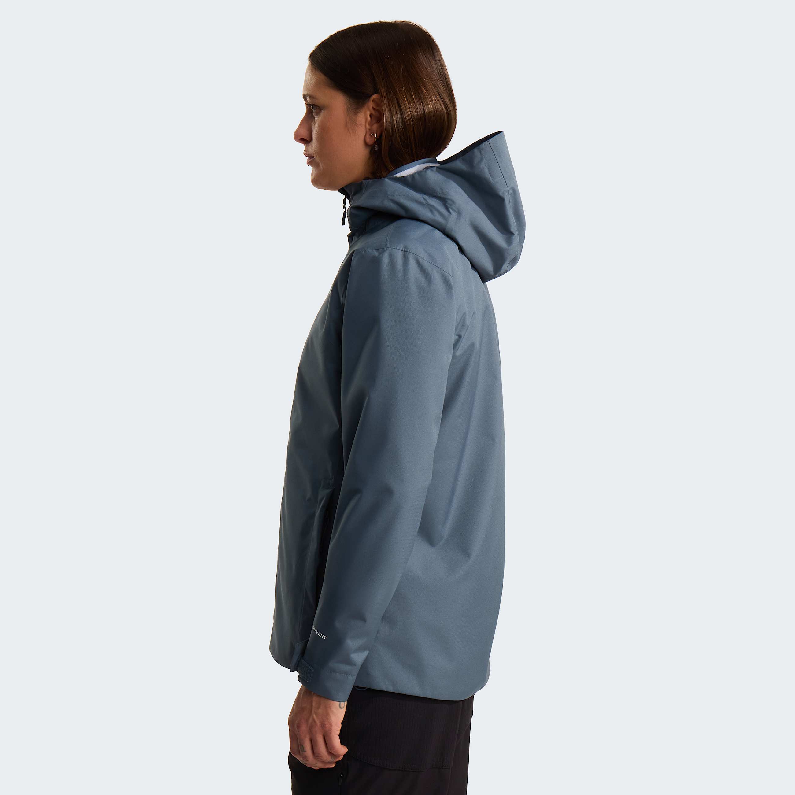 Womens Quest DryVent Triclimate 3In1 Jacket TNF Granite GreyFrost Grey ALT2