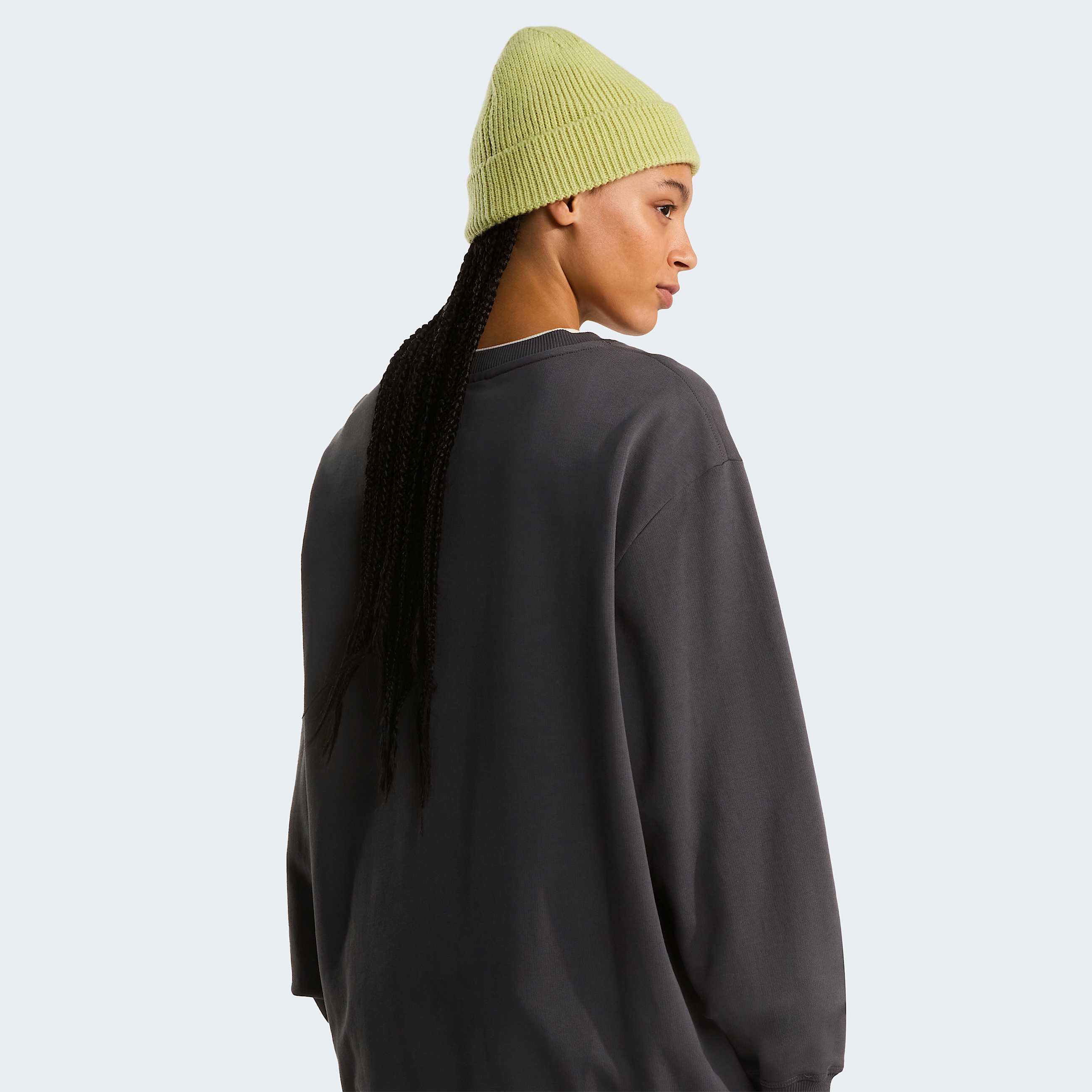 Unisex Essential Light Relaxed Sweatshirt TNF Anthracite Grey ALT11