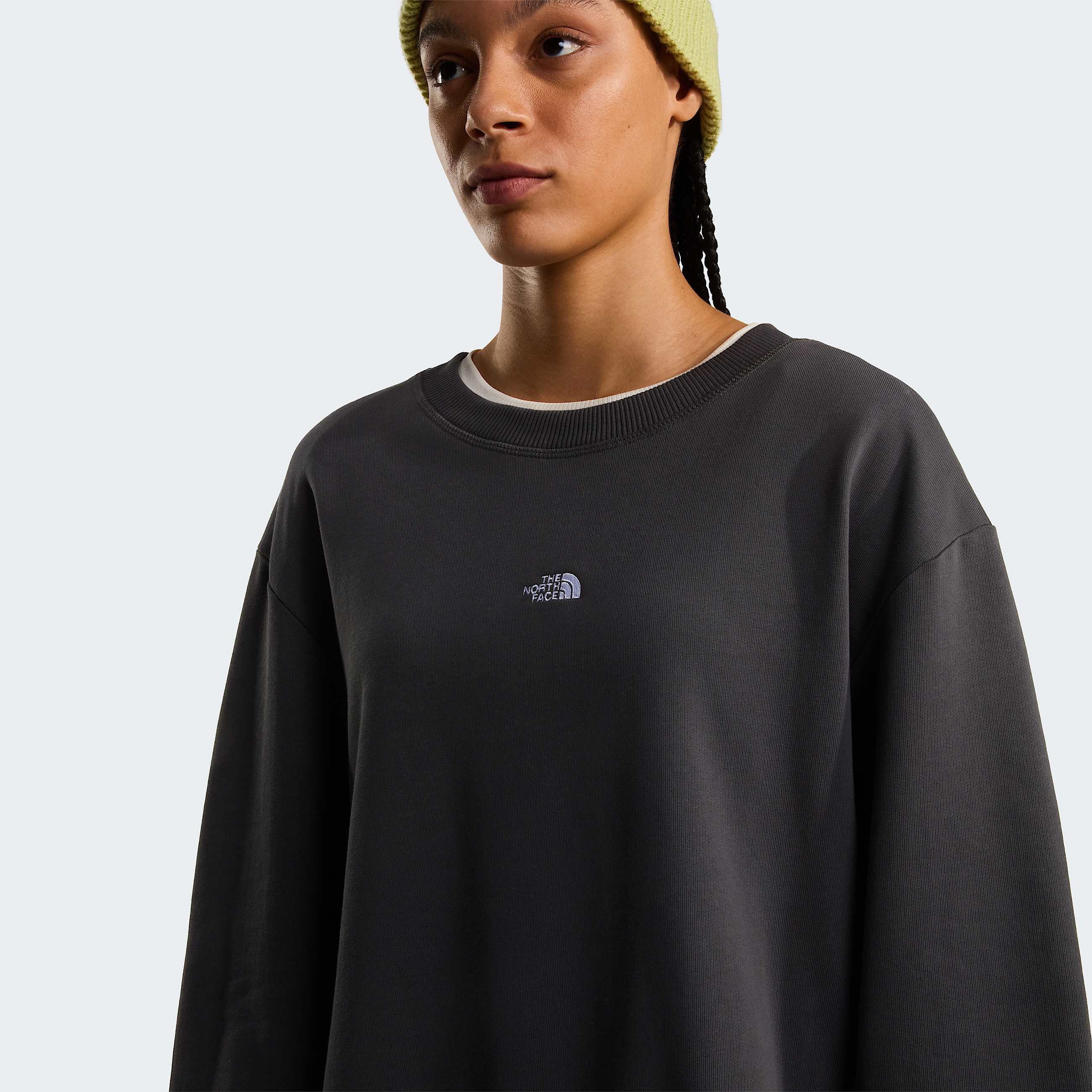 Unisex Essential Light Relaxed Sweatshirt TNF Anthracite Grey ALT12